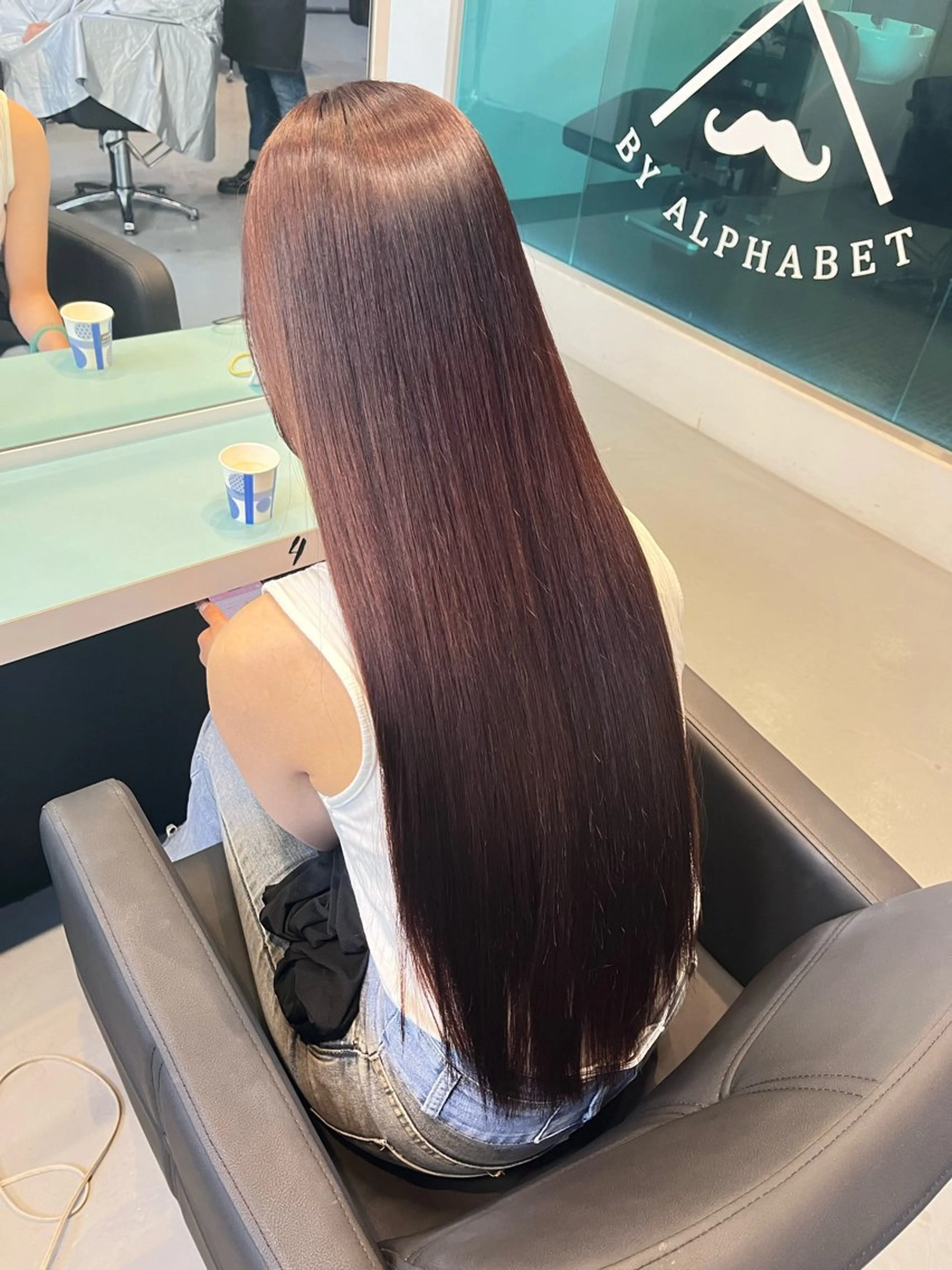 ロング カラー Rena🦄顔まわり カット🤍✂️のヘアスタイル