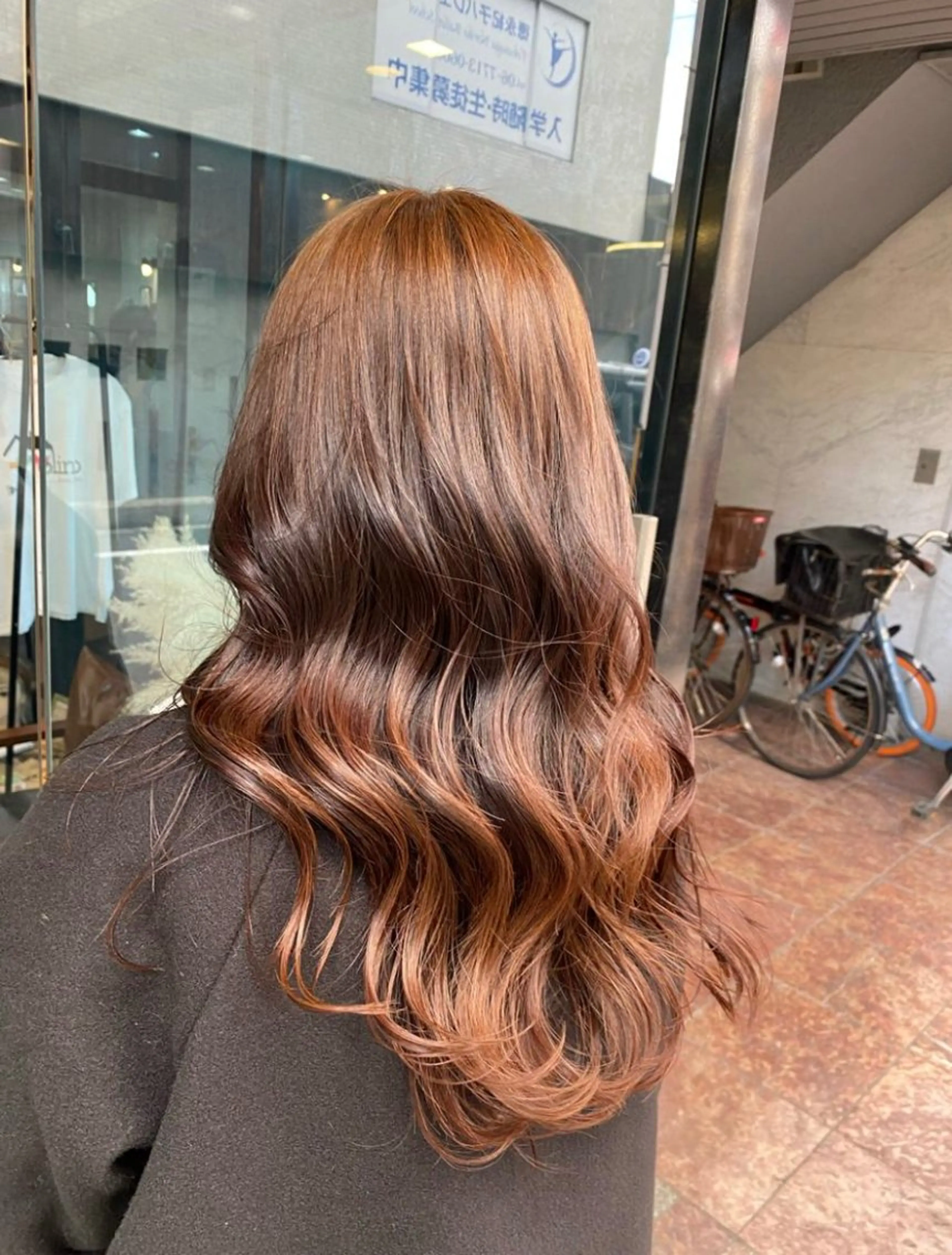 セミロング カラー ヘアカラー 西田辺/ タカスナオヤのヘアスタイル