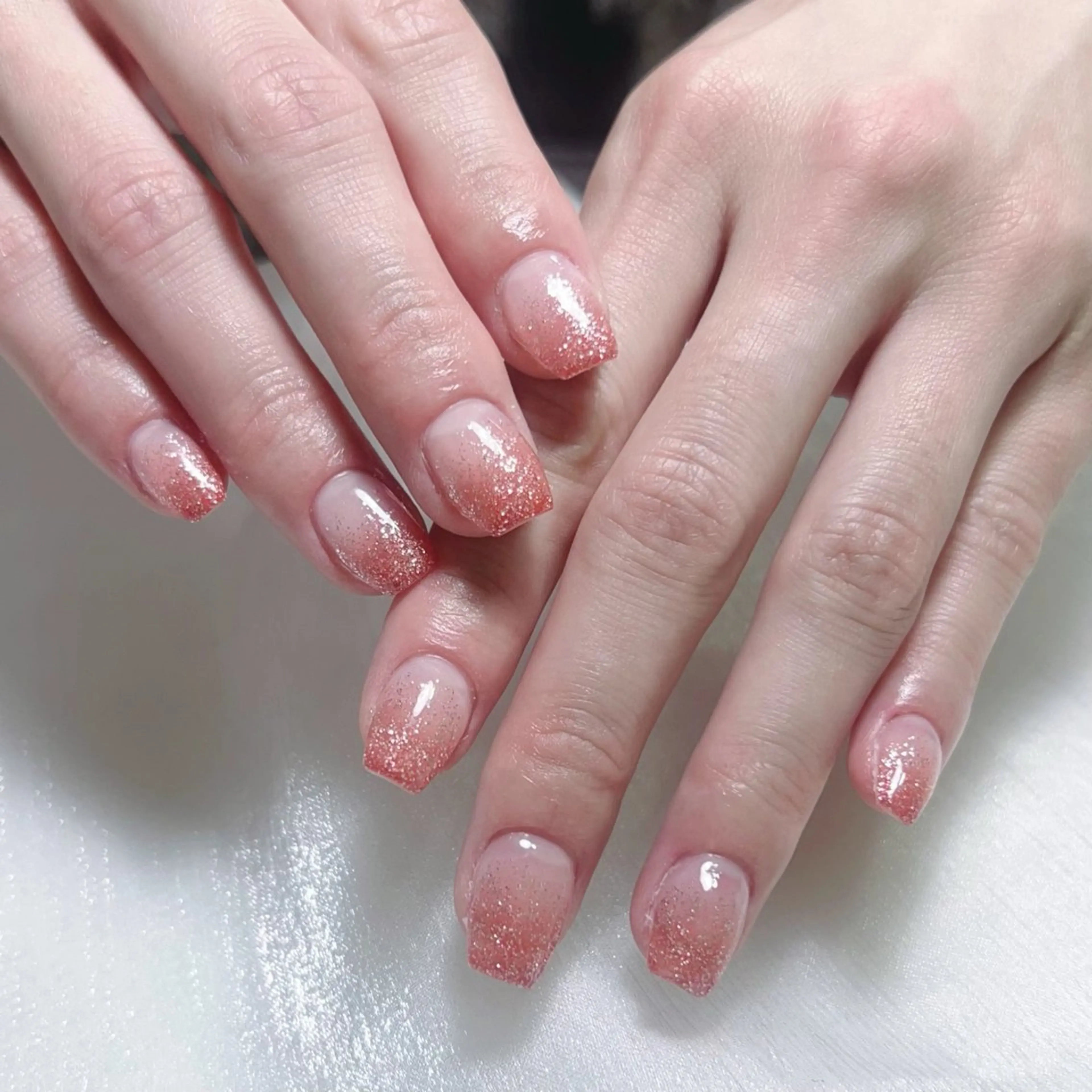 メンズ ネイル メンズ韓国風 アートネイル オーロラネイル ガーリー キラキラネイル ハンドネイル Nail salon 木にいるのネイルデザイン