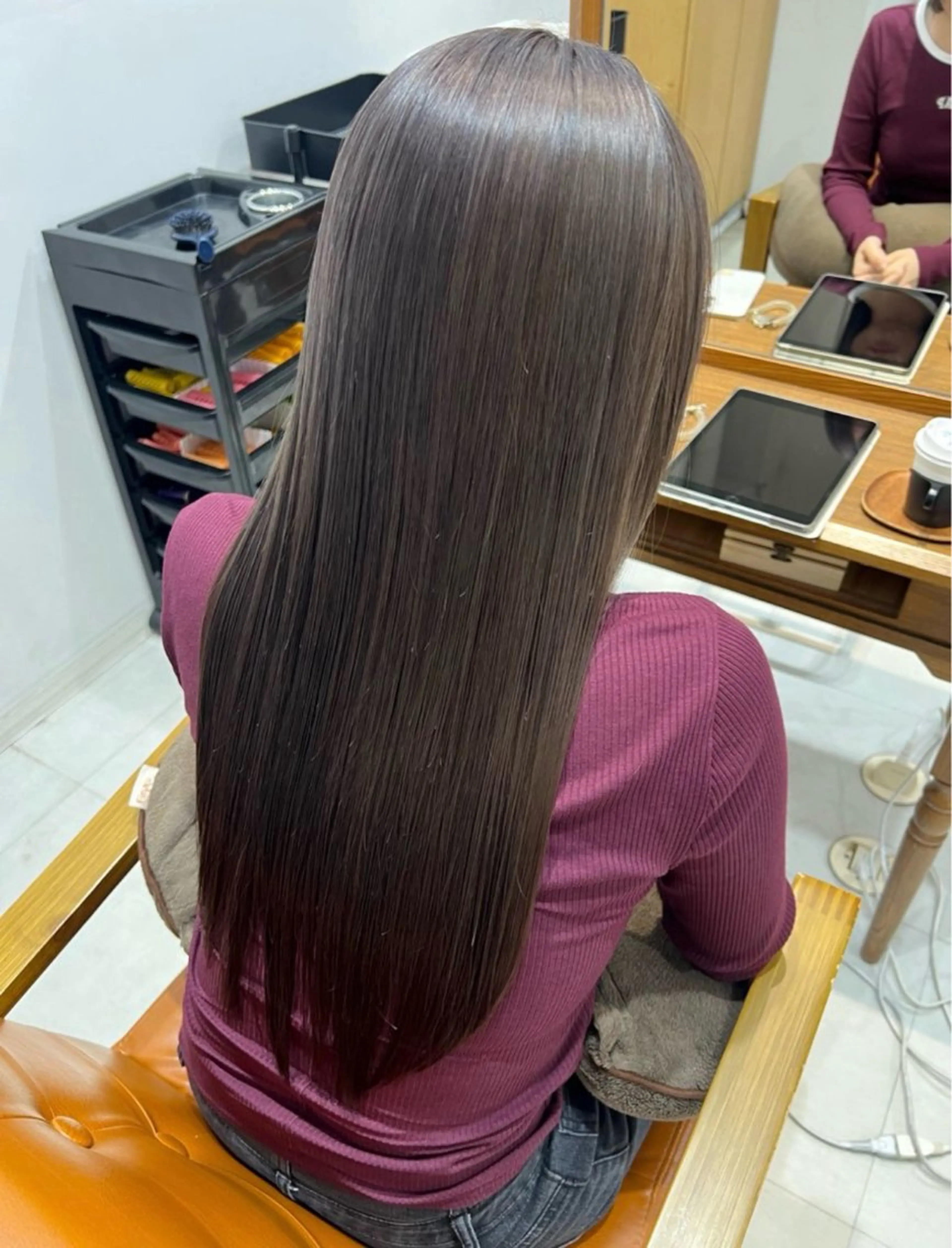 カラー ヘアカラー トリートメント 似合わせ艶カラー /かなとのヘアスタイル