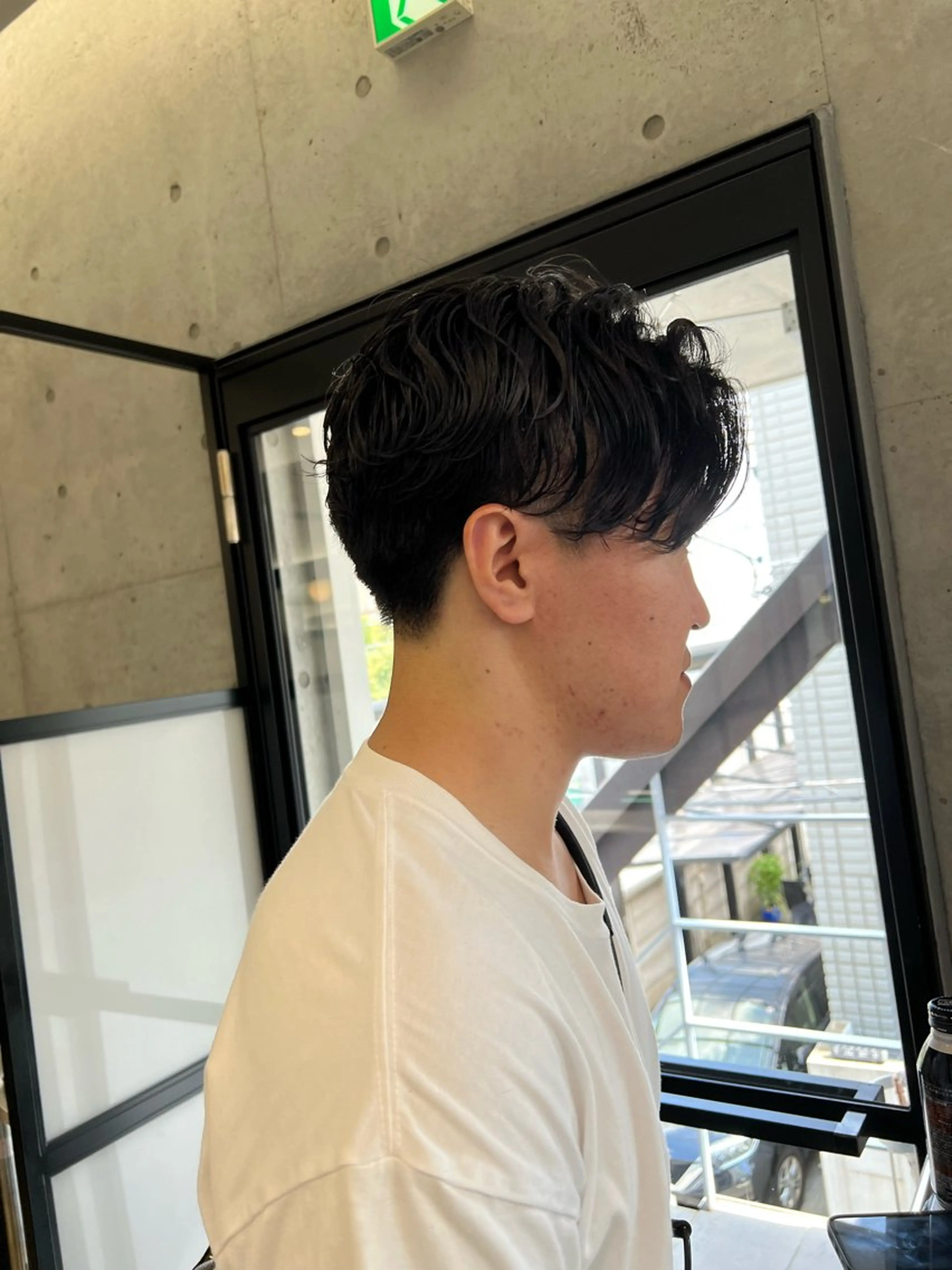 パーマ メンズ くせっ毛カット タツヤのヘアスタイル