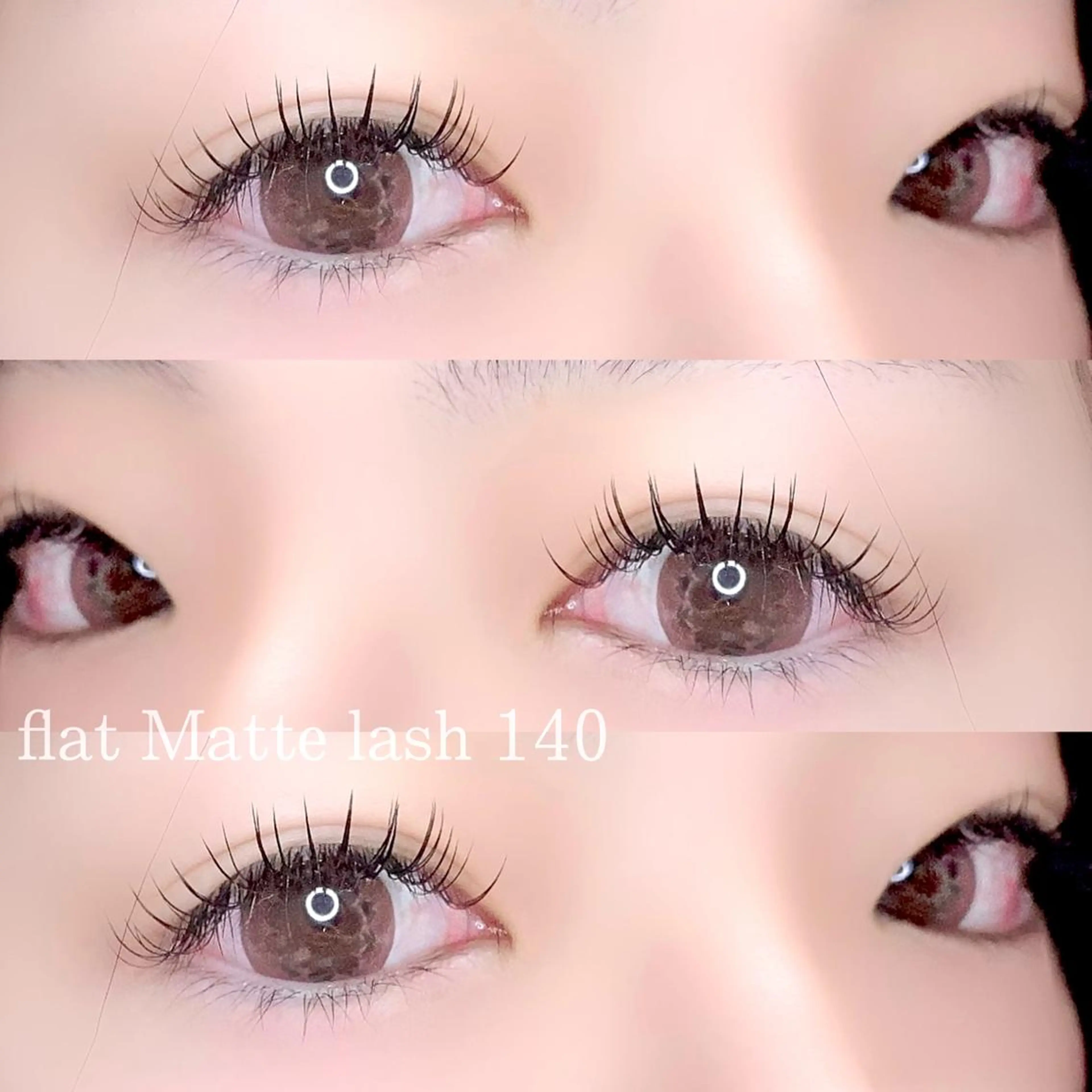 マツエク・マツパ フラットラッシュ マツエク eyelash "Koa"🕊🤎のマツエク・マツパデザイン