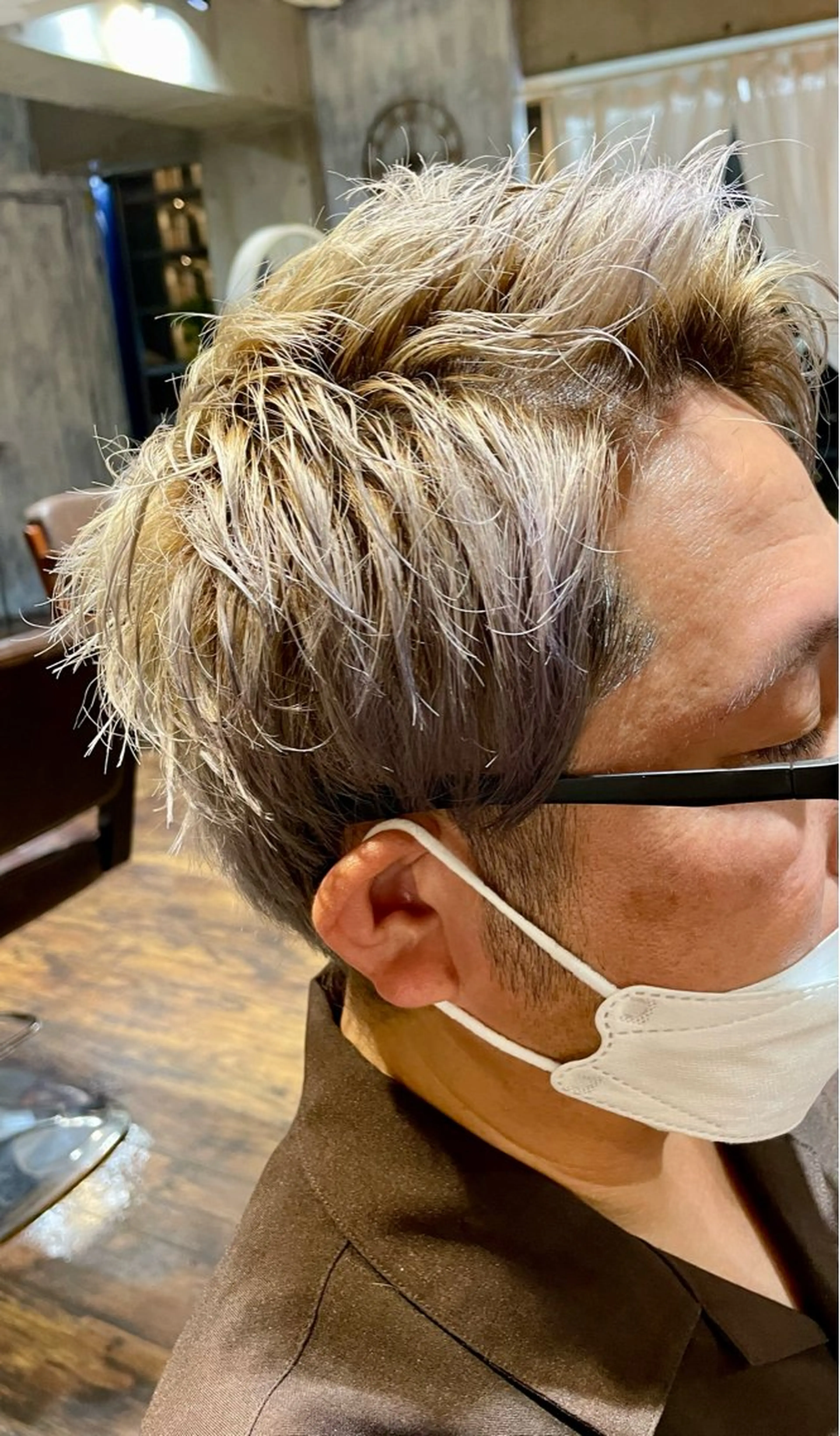ショート カラー メンズ 坂本 勇将のヘアスタイル