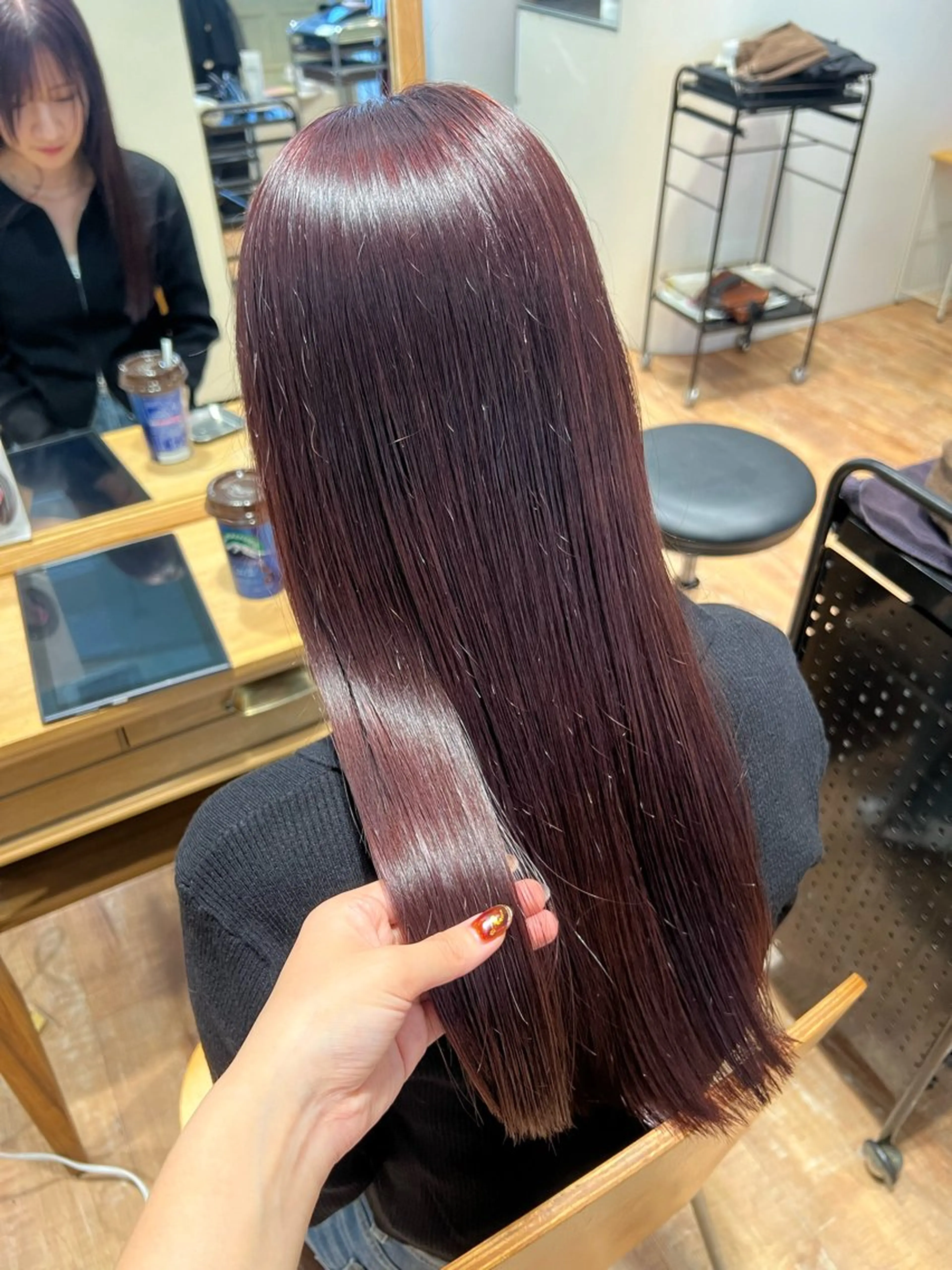 カラー ラベンダーカラー ラベンダーピンク ピンクカラー カット ヘアカラー トリートメント インナーカラー♡ Nanakoのヘアスタイル