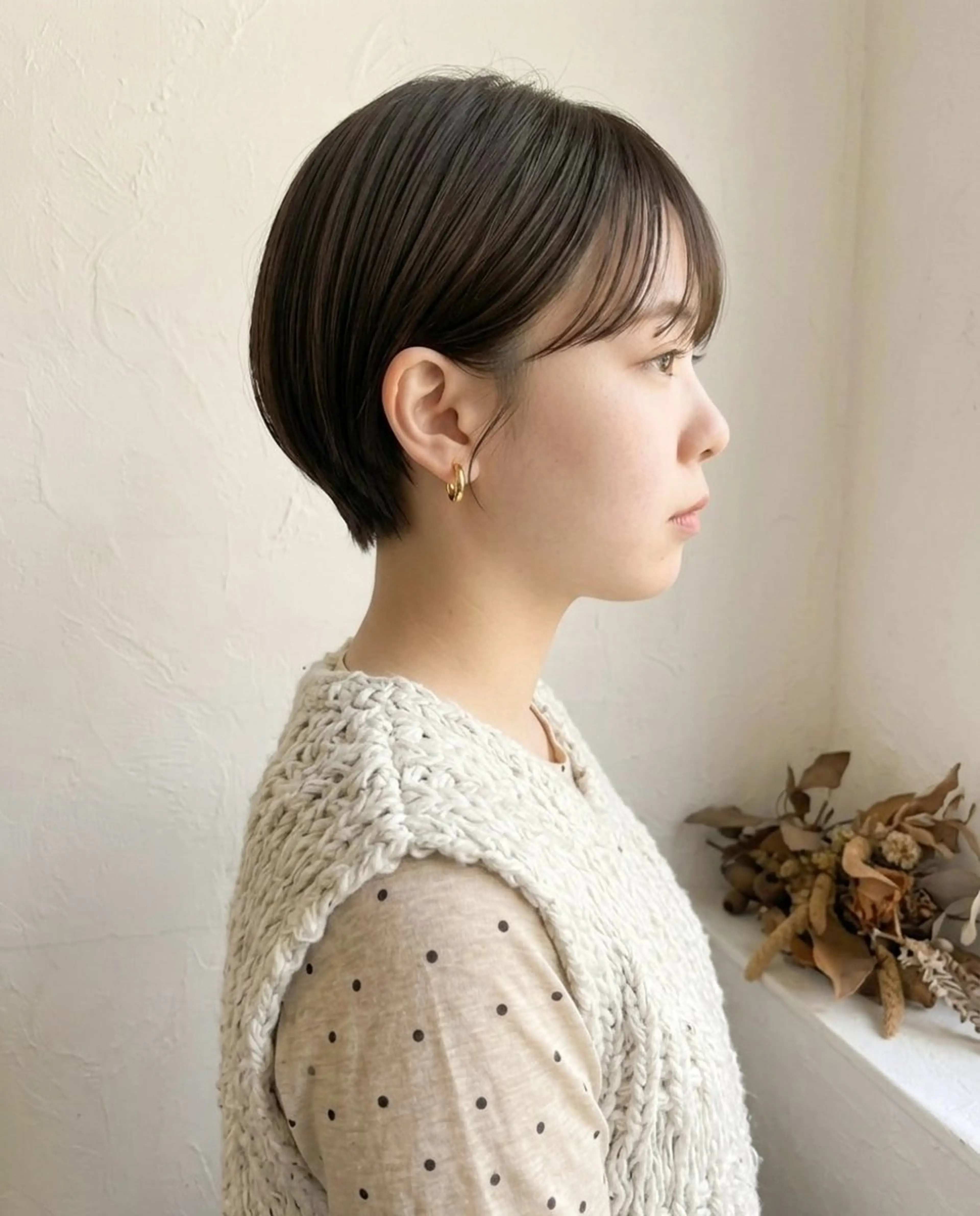 🫧ショートカット+透明感カラー+水分パックトリートメント（U25女性限定）の写真