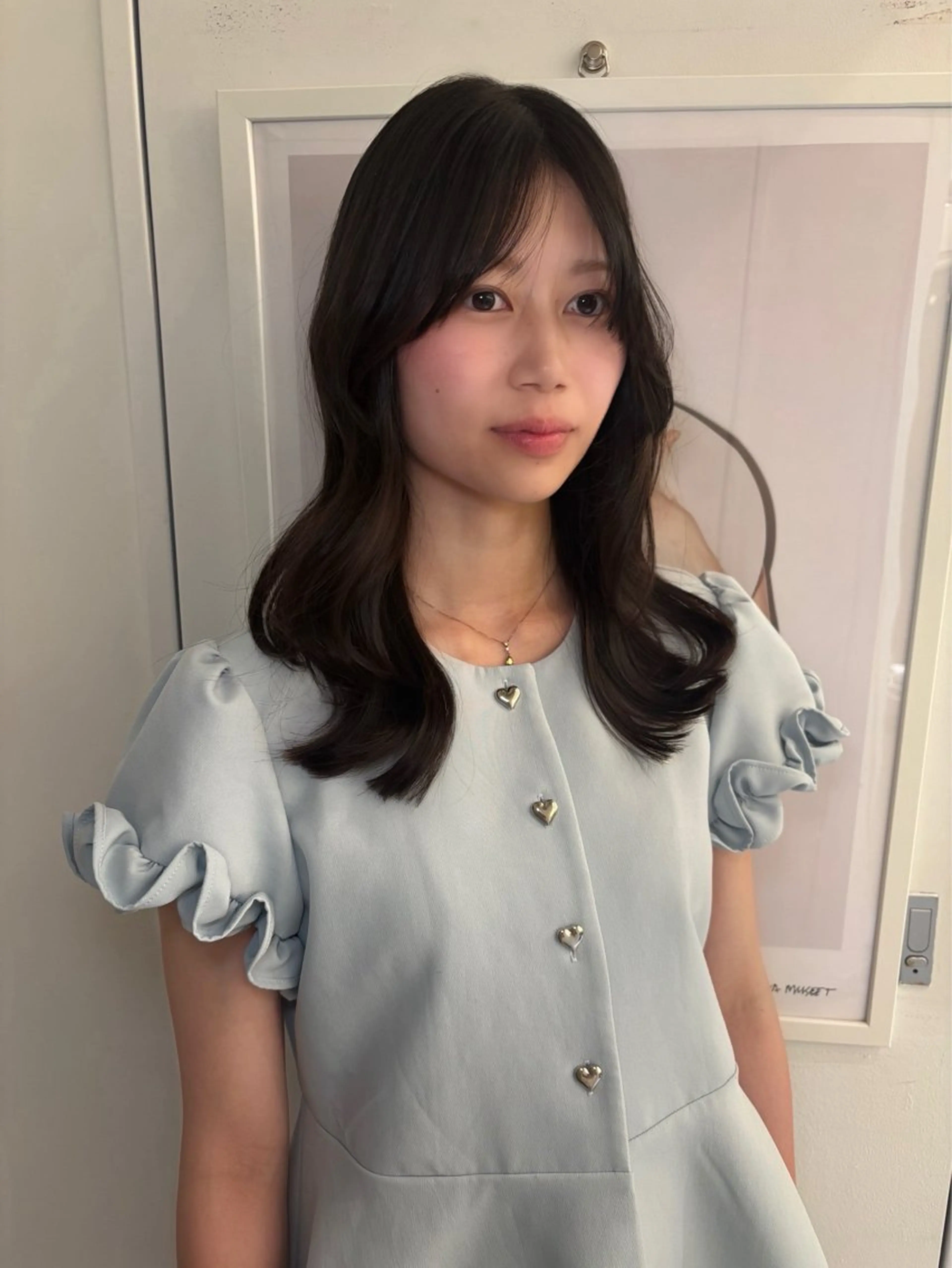 ミディアム riria/ボブ /透明感カラー🎀のヘアスタイル