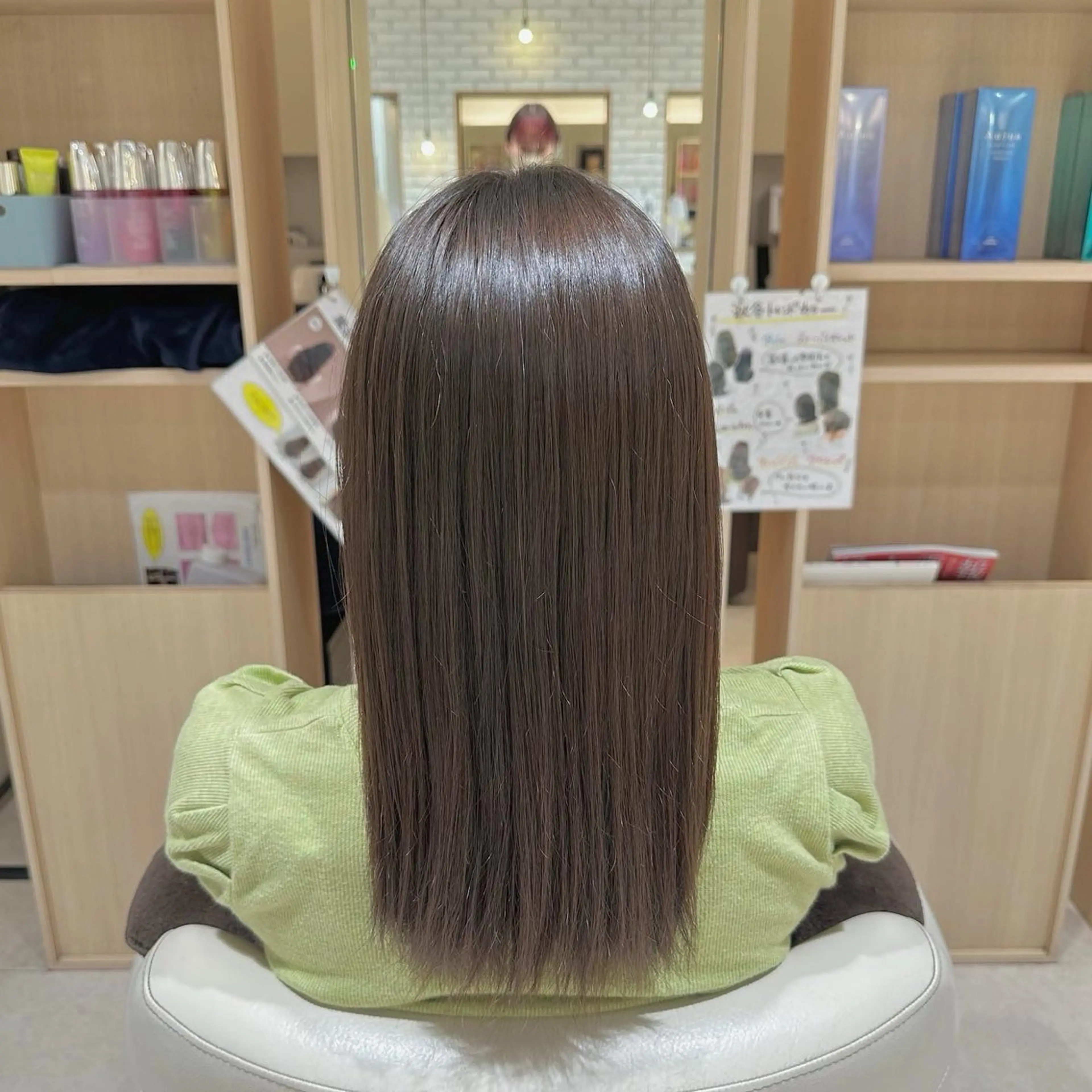 カット＋酸性ストレート＋ウルティアTR＋マイクロバブルの写真