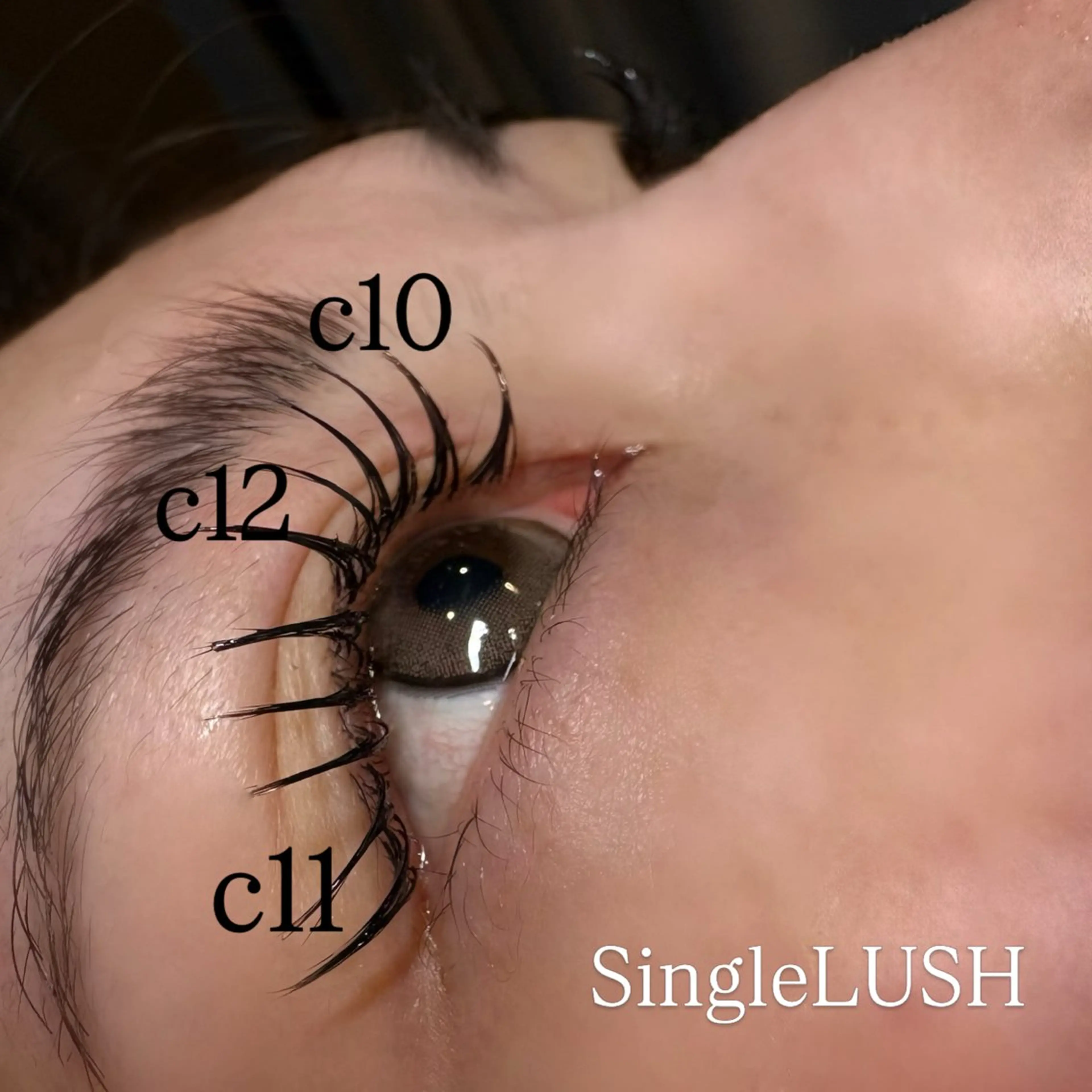 マツエク・マツパ ＋me 永澤のマツエク・マツパデザイン