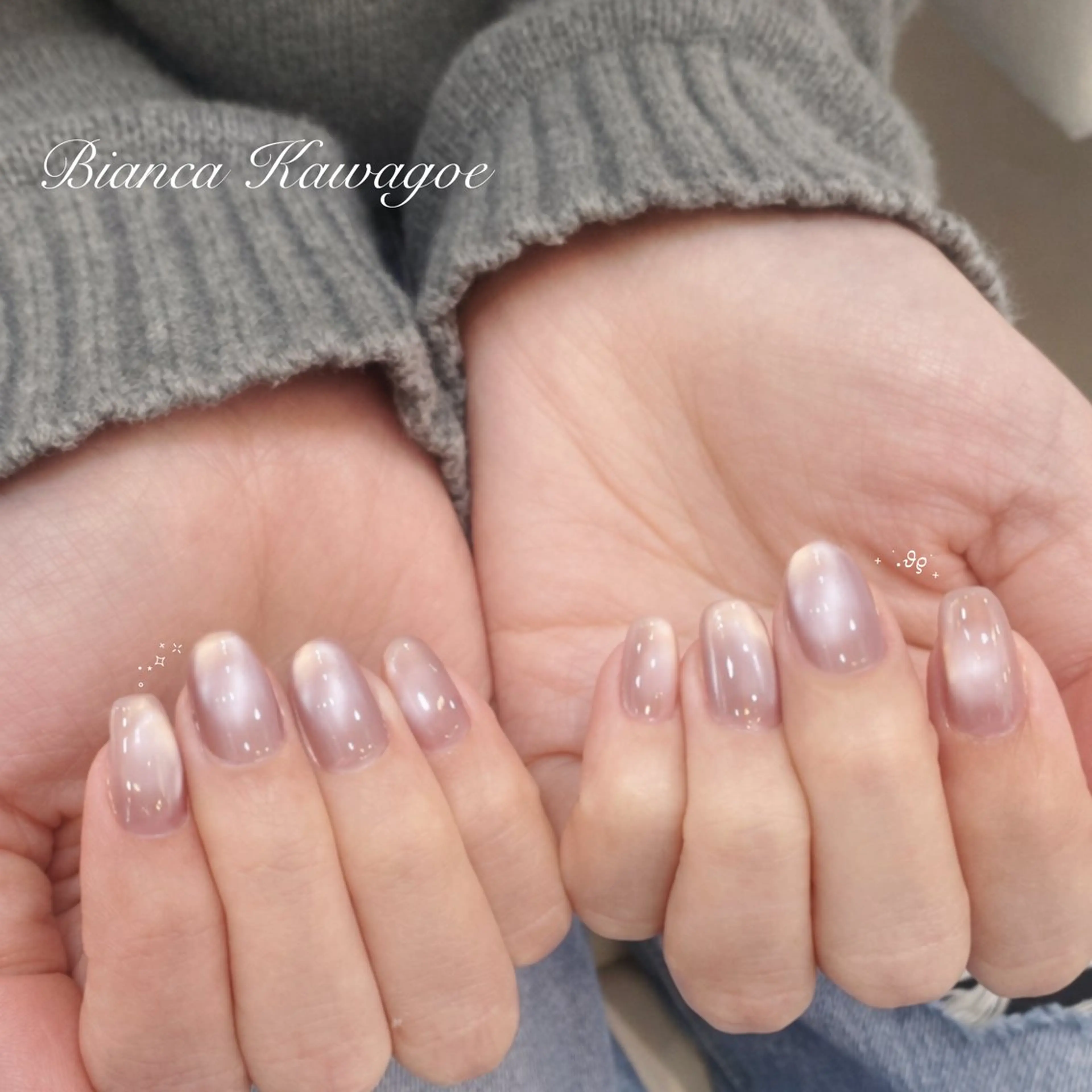 ネイル マグネットネイル ビー玉ネイル ハンドネイル Bianca川越店 kageyamaの眉毛・アイブロウイメージ