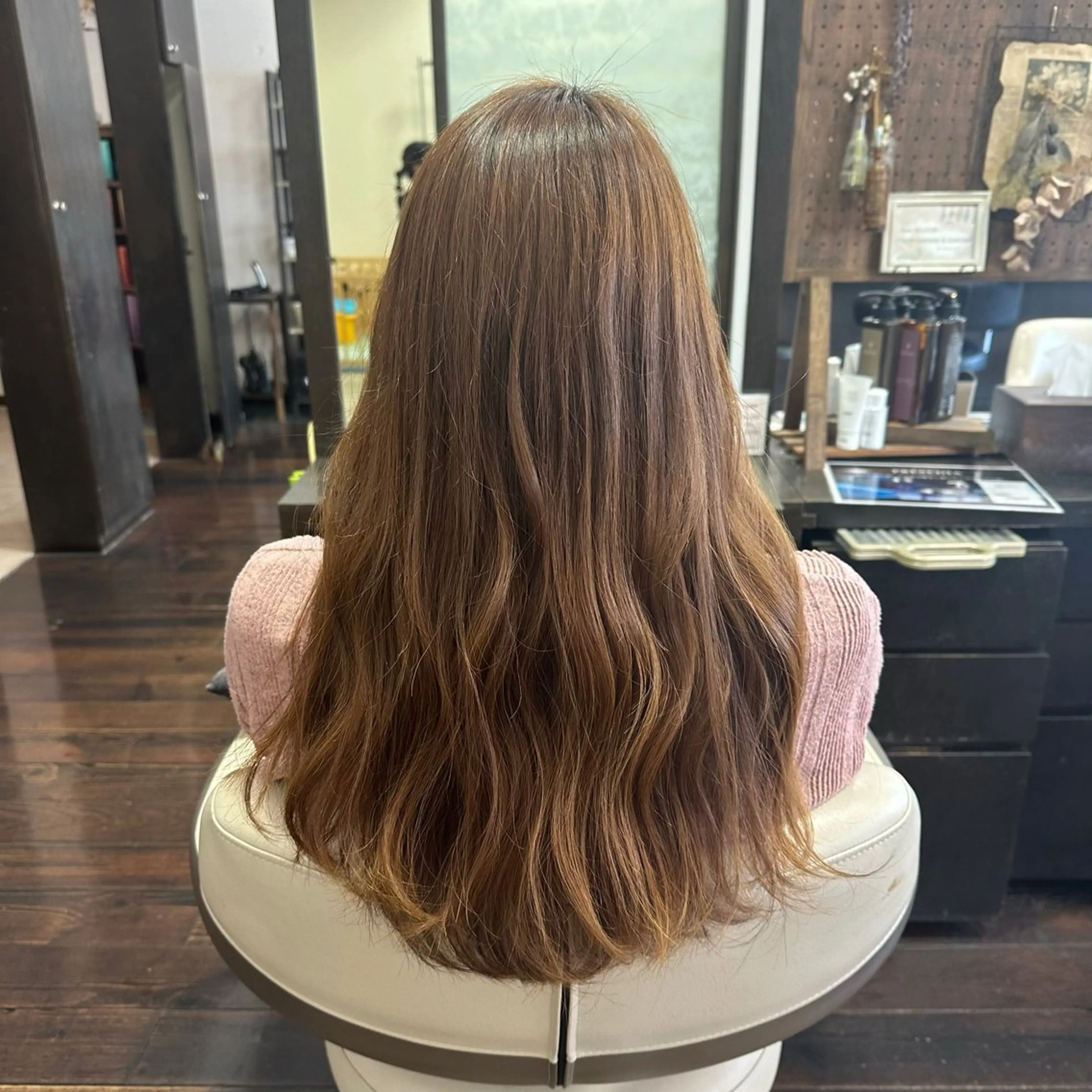 ロング 近藤 優羽のヘアスタイル