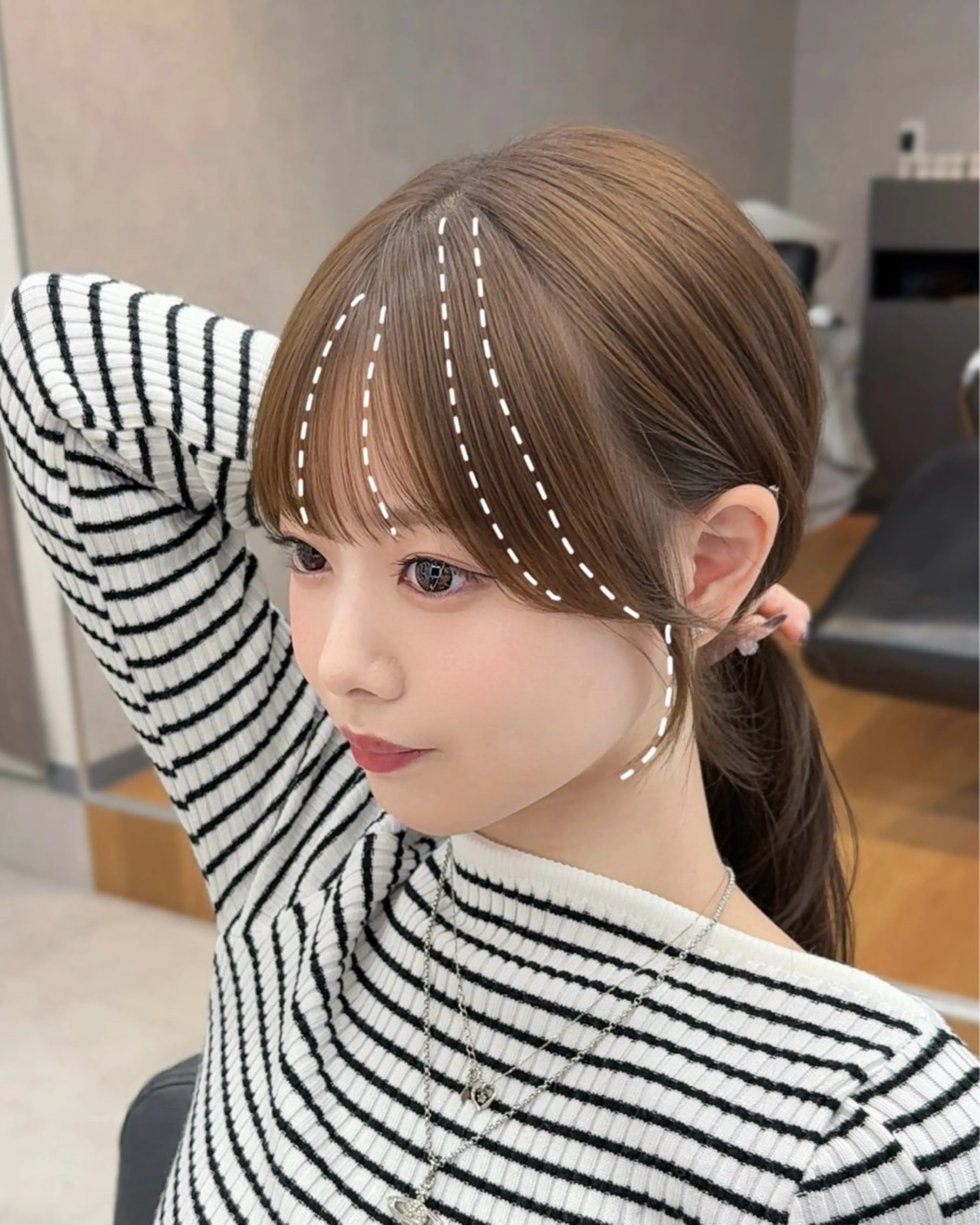 セミロング カラー ヘアアレンジ ⭐️ショート/ボブ/ 艶カラー/りょうがのヘアスタイル