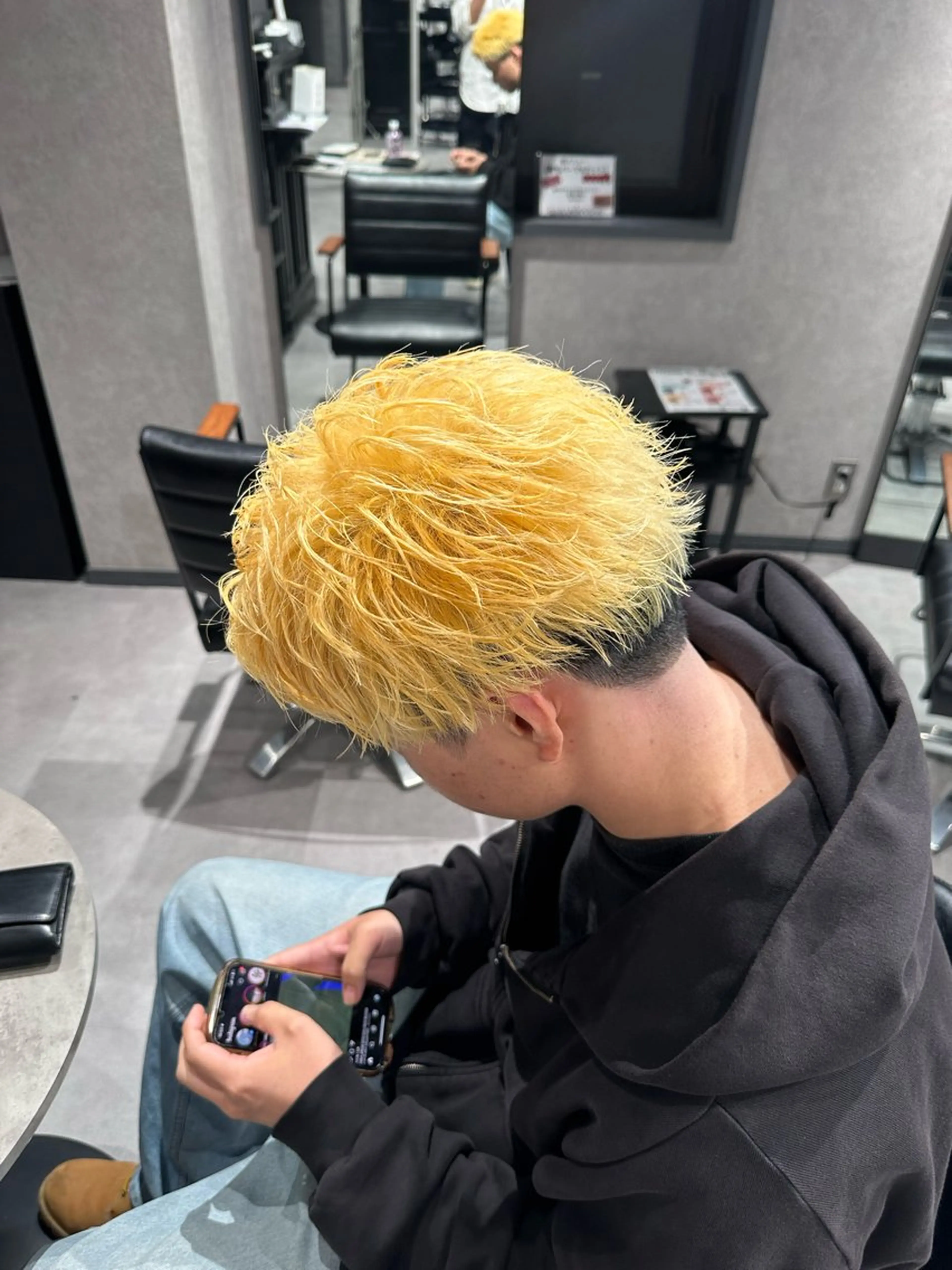 ショート カラー ヘアアレンジ メンズ メンズヘア静岡 ✂︎Ryuheiのヘアスタイル