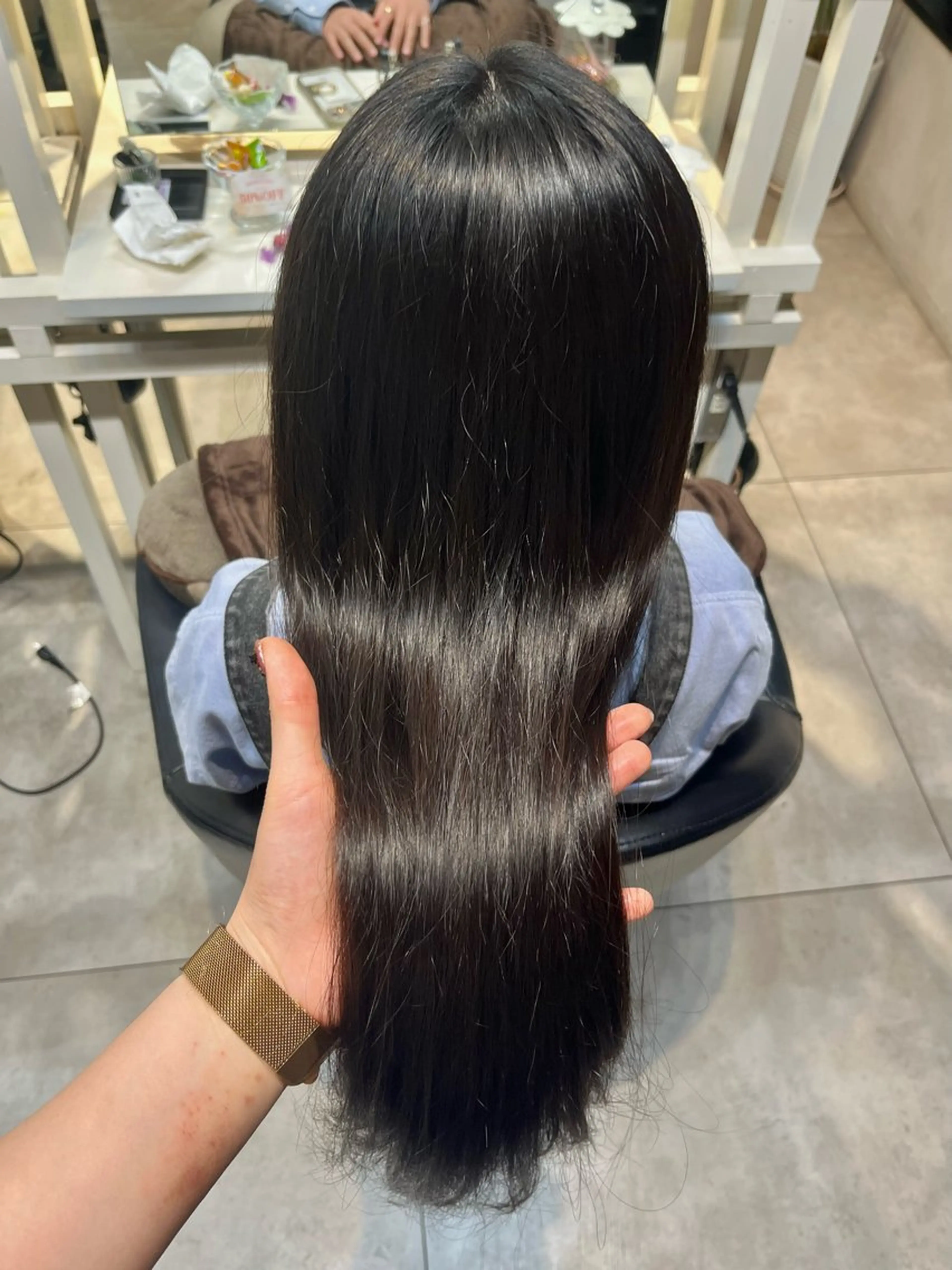 ロング パーマ 縮毛矯正 🎀愛されモテ カラー🎀/moeのヘアスタイル