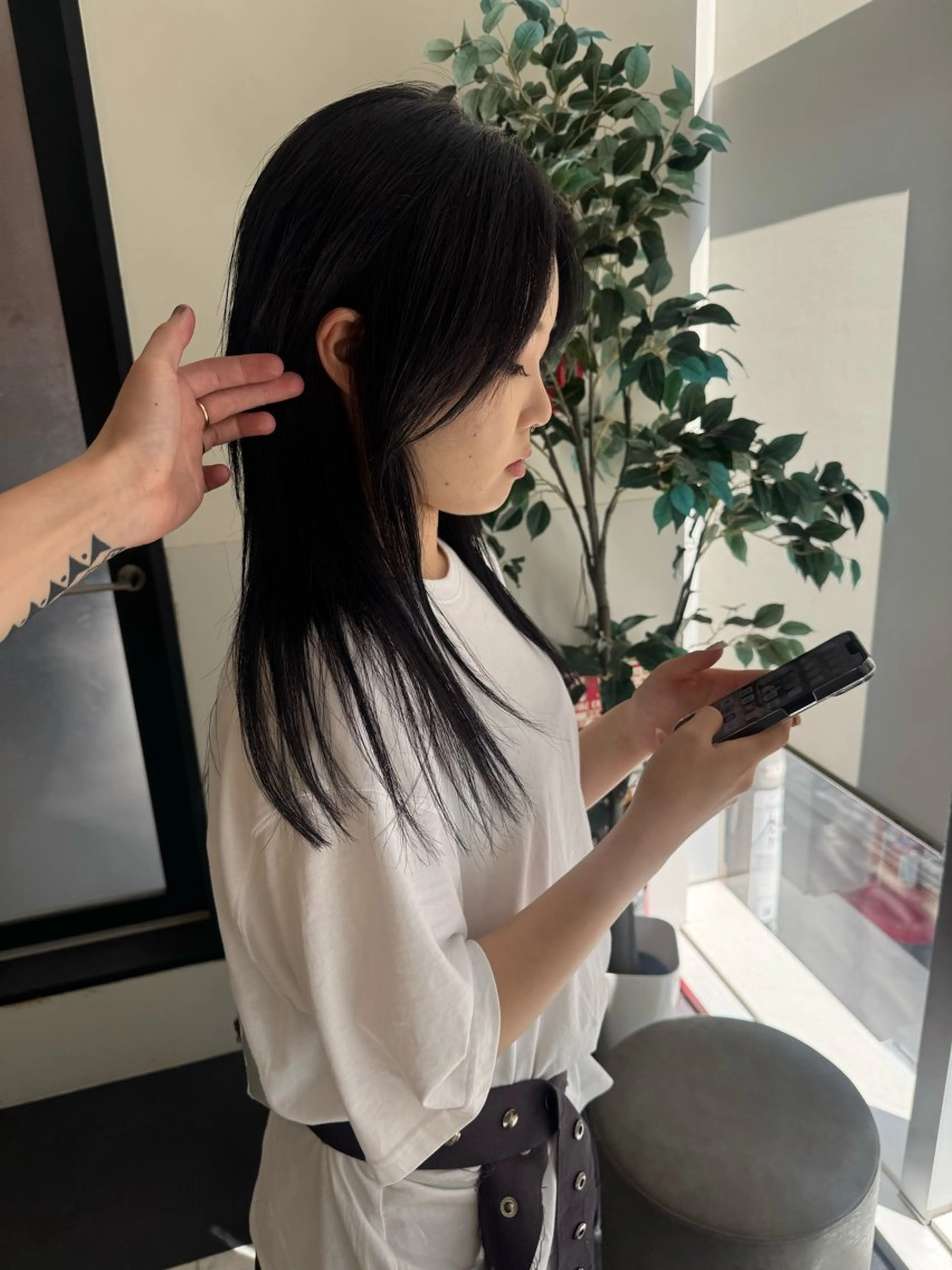 ミディアム カラー ブリーチ🪡 ボブ🧶レイヤーのヘアスタイル