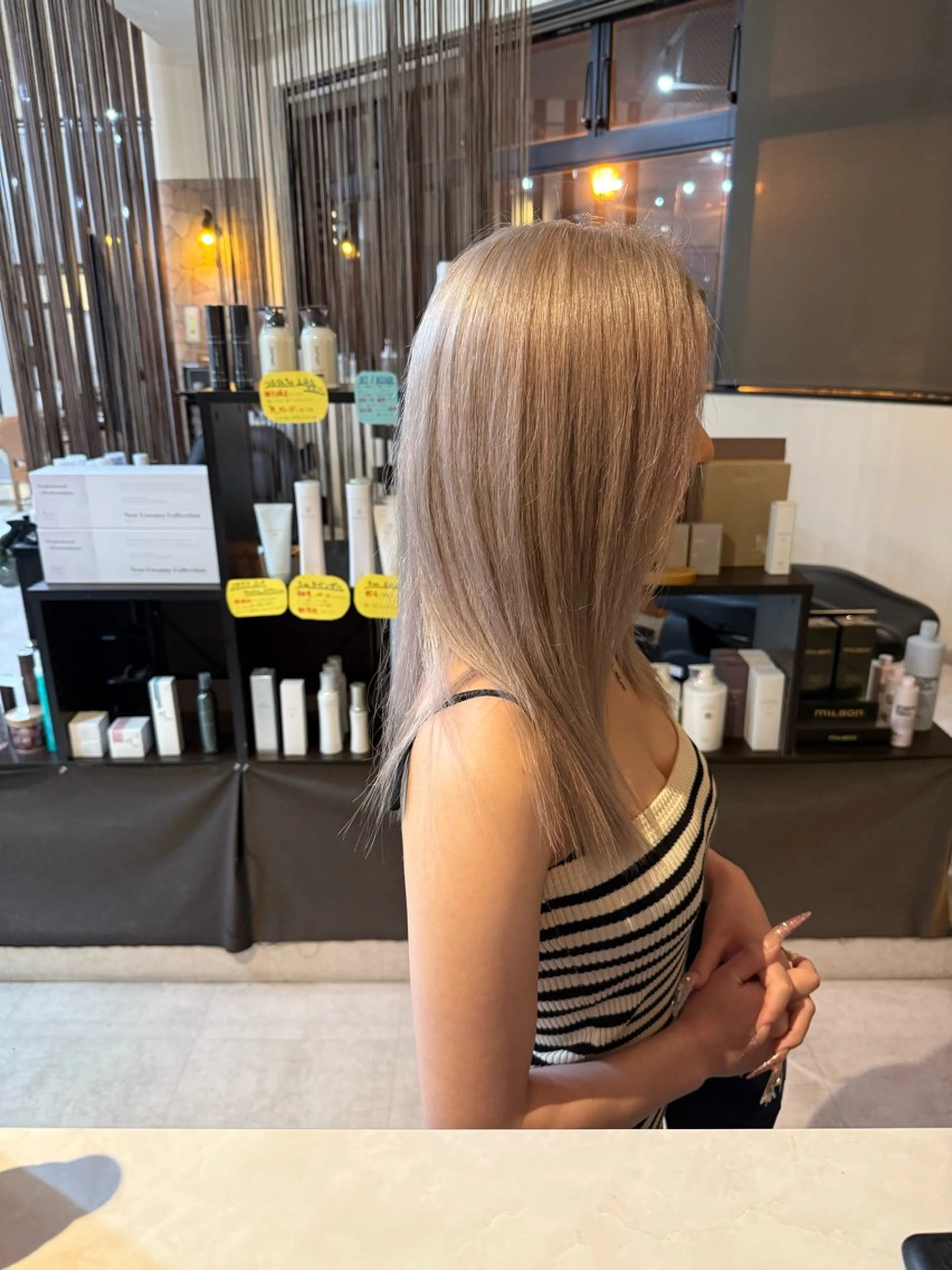 ロング ヘアカラー 前田 知輝のヘアスタイル