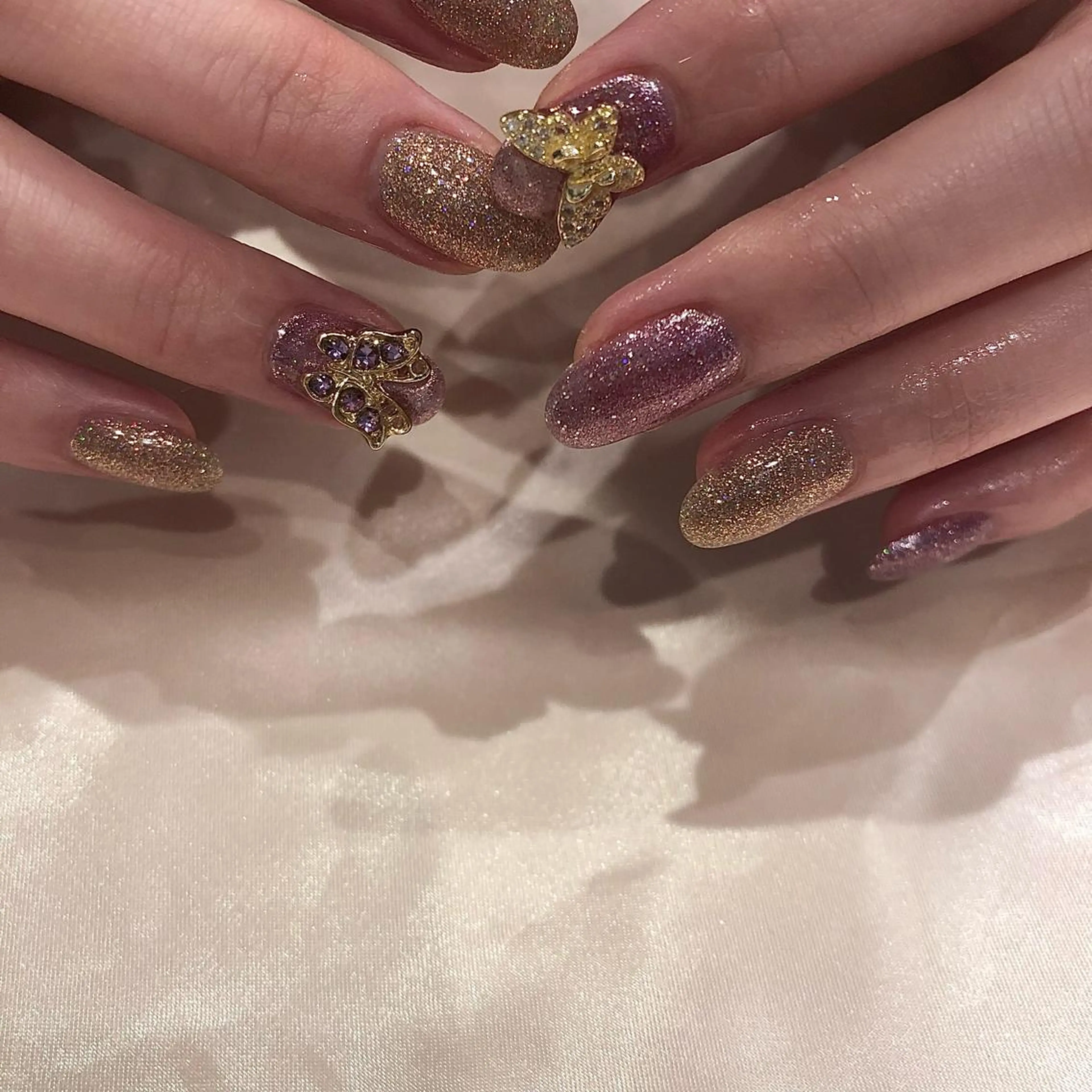 ネイル ハンドネイル パラあり！フィルイン 美フォルムのネイルデザイン