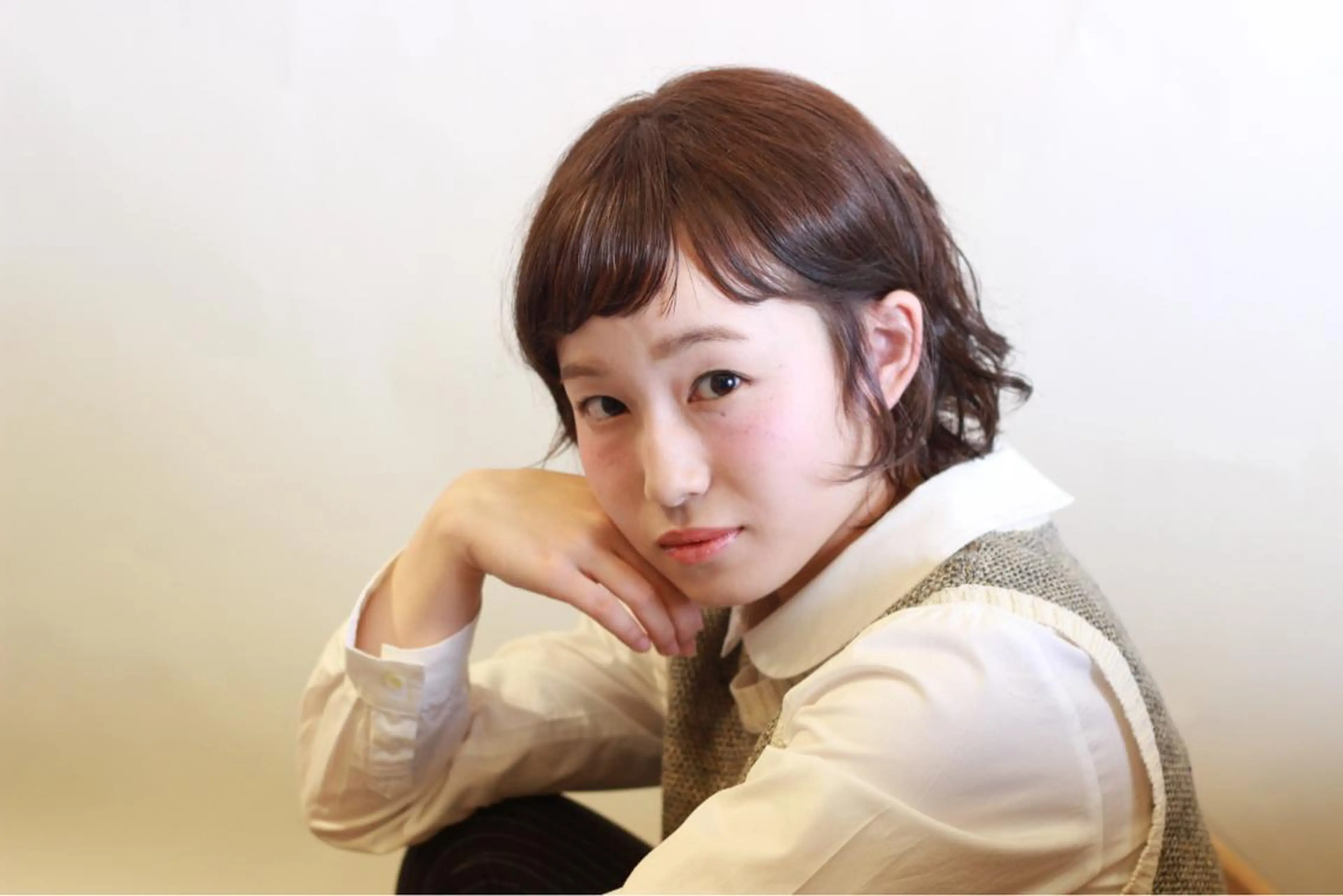 ショート カラー 平尾駅直結/徒歩0分 イノセントヘアのヘアスタイル