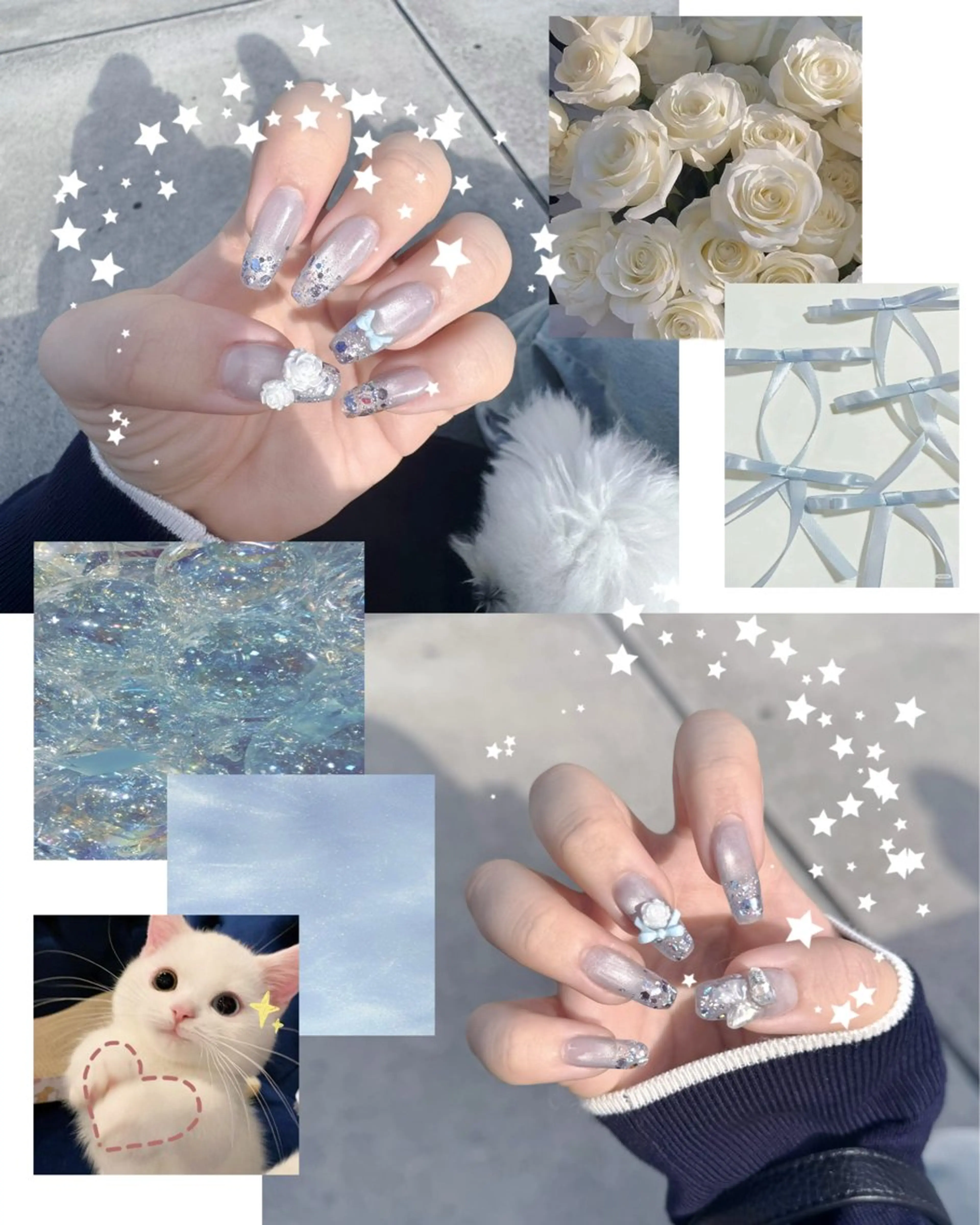 full designチップ長さだし🎀/ちゅるん/ワンホン/韓国の写真