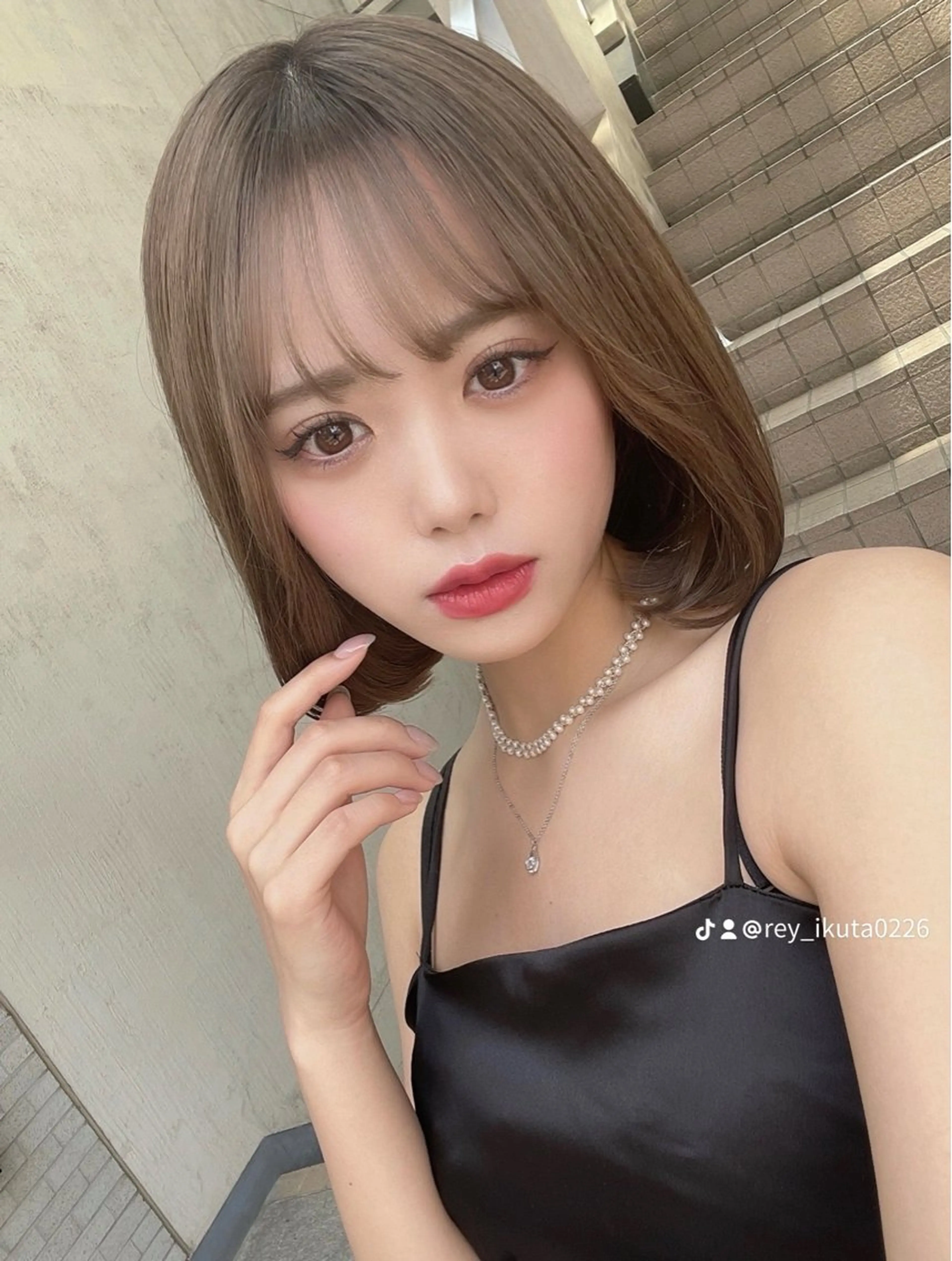 ショート ❄️暗髪/透明感❄️ /reyのヘアスタイル