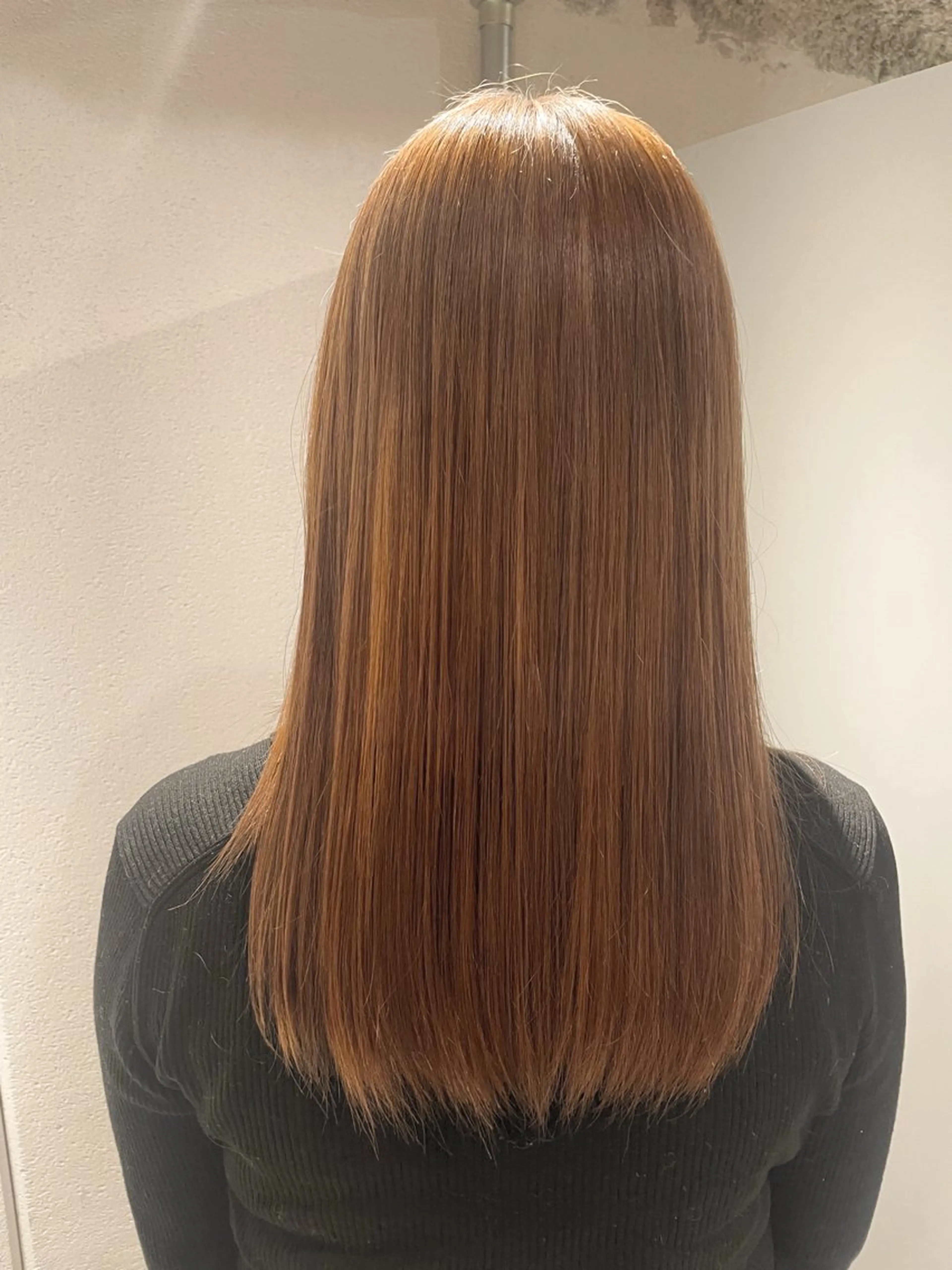 ロング カラー オレンジ ヘアカラー デザインカラー/ハイ トーン/konomiのヘアスタイル