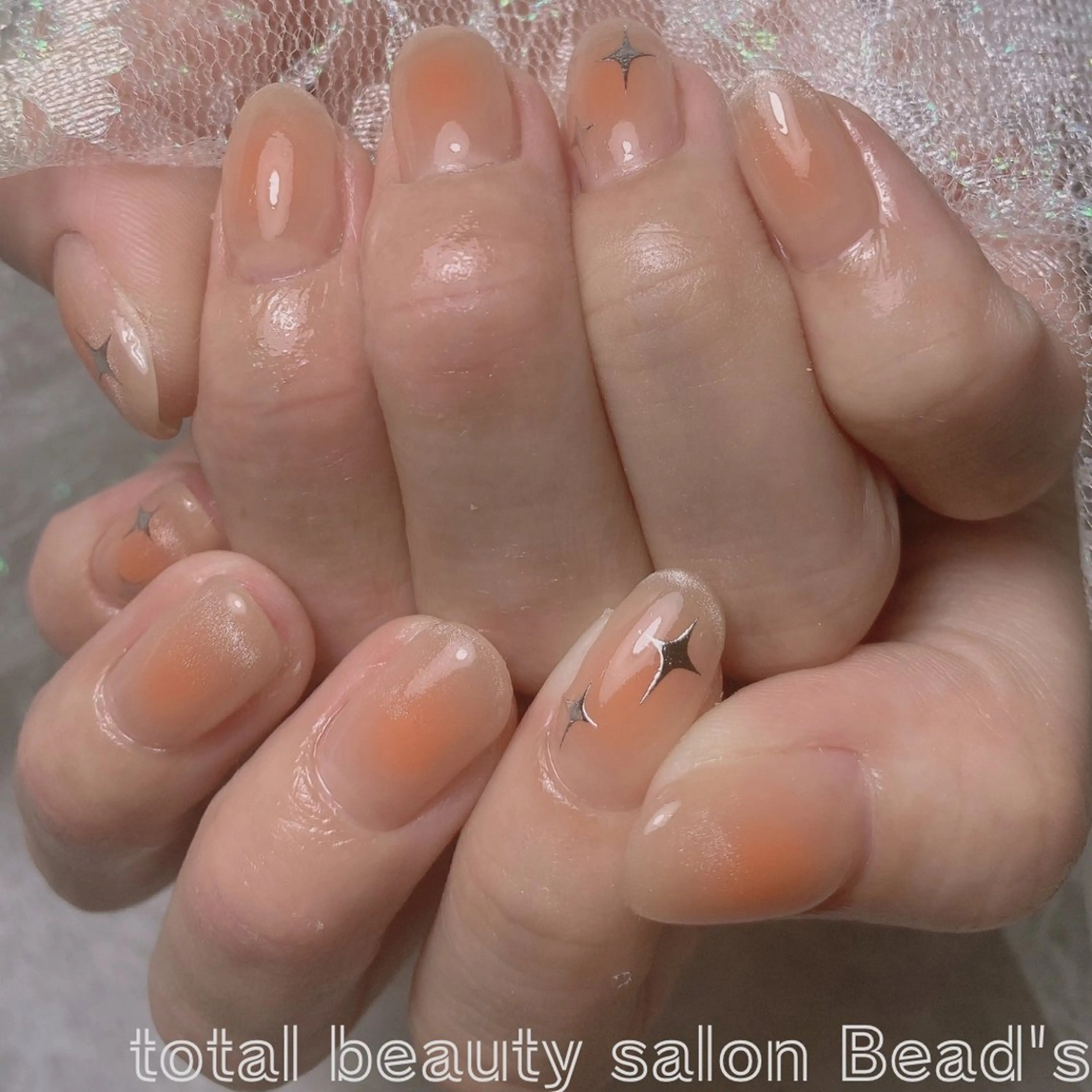 ネイル チークネイル ワンホンネイル トータルビューティー サロンビーズのマツエク・マツパデザイン