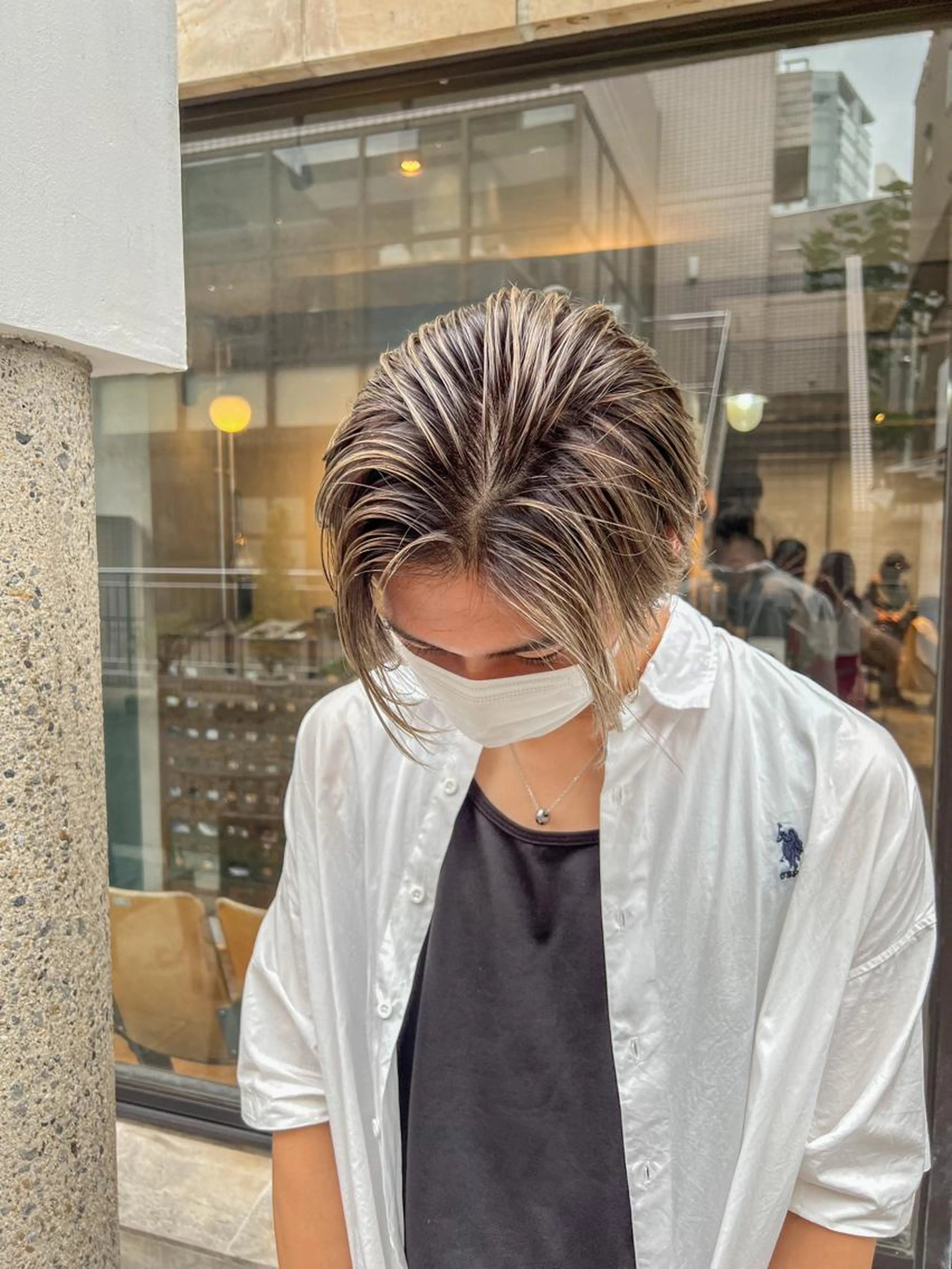 🇱🇷メンズバレイヤージュ🇱🇷バレイヤージュ+カラー+シルクトリートメント☆の写真