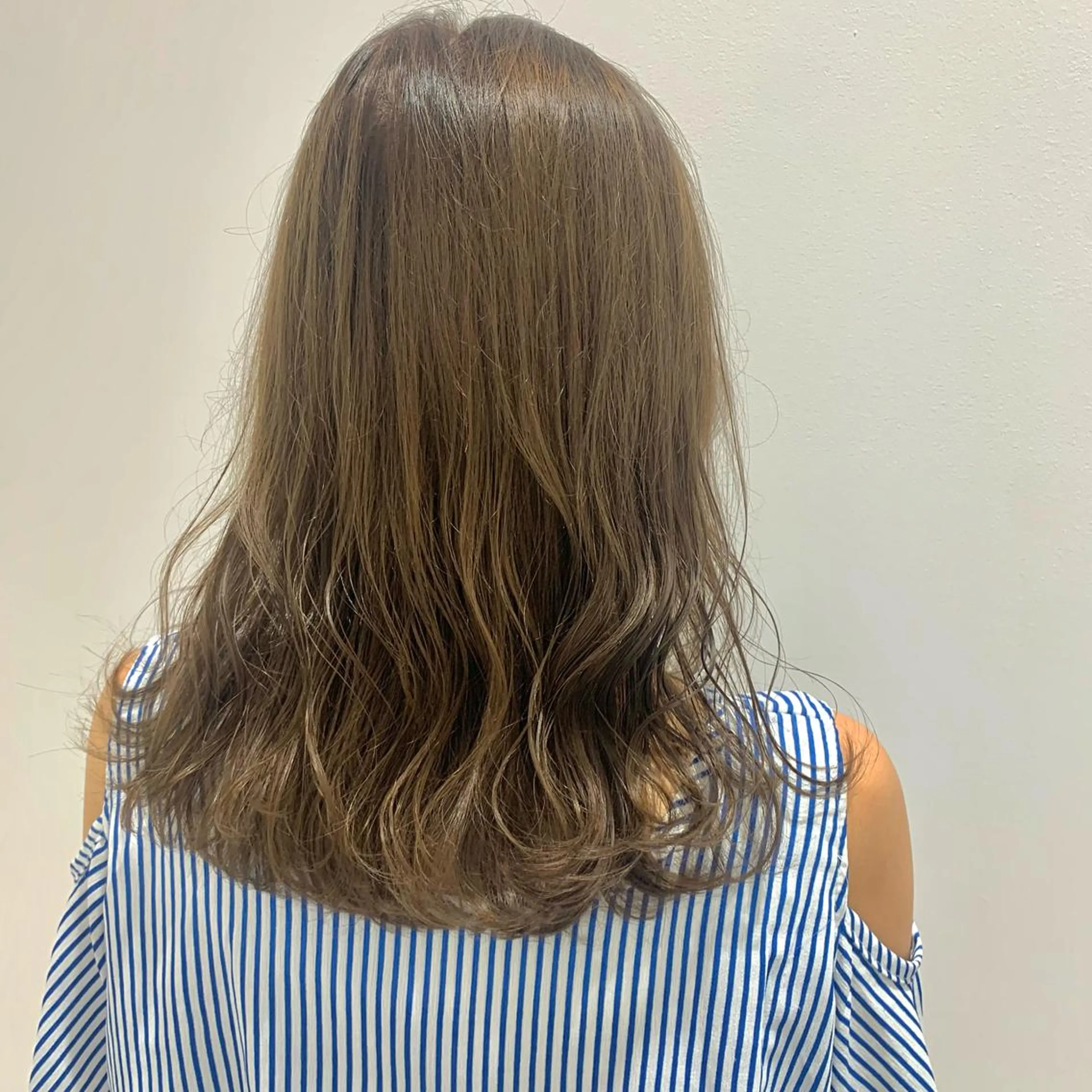 セミロング カラー ボブ/美髪矯正 /佐藤　奈巳のヘアスタイル