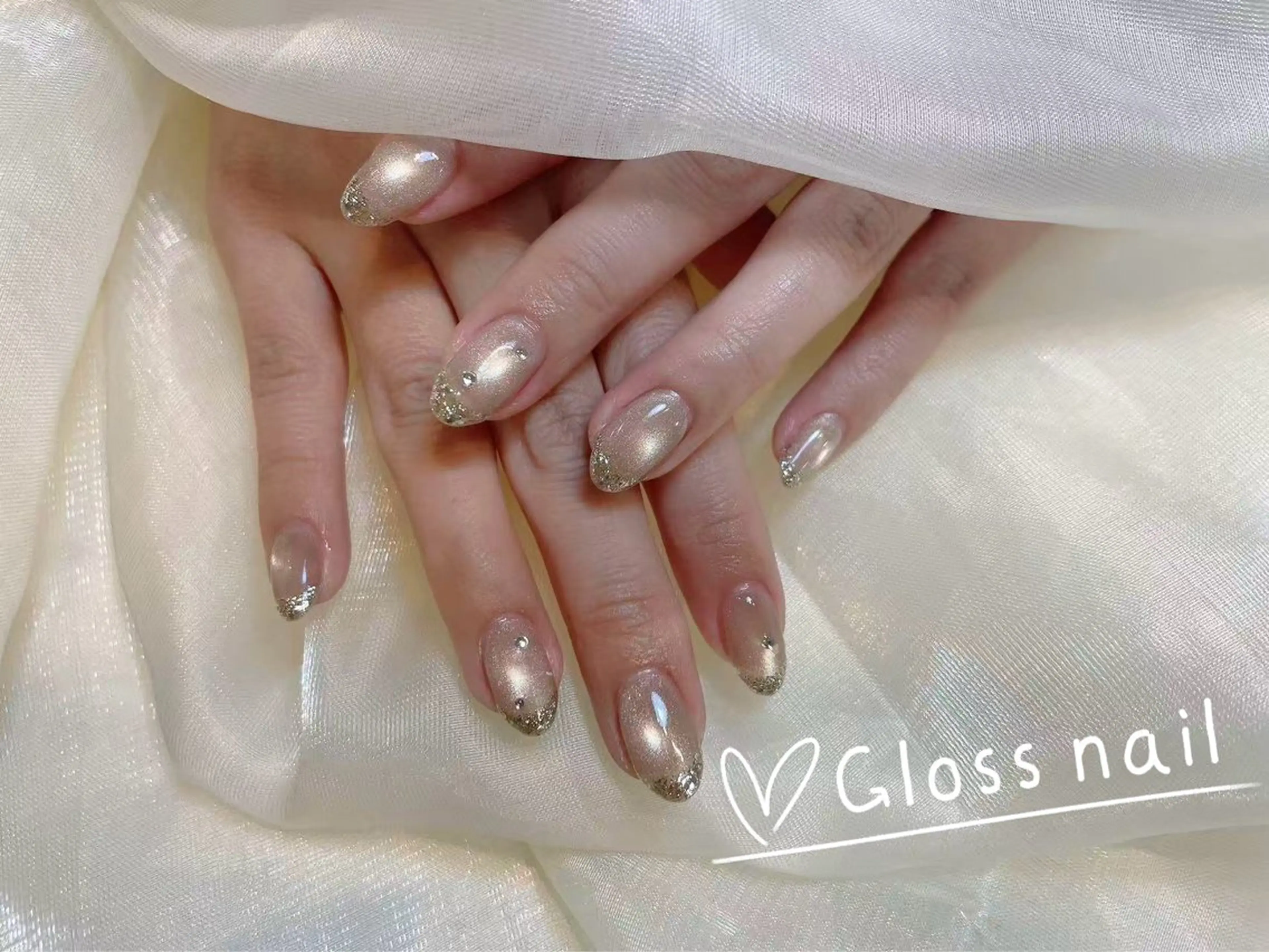 ネイル miho🍎 Gloss nailのネイルデザイン