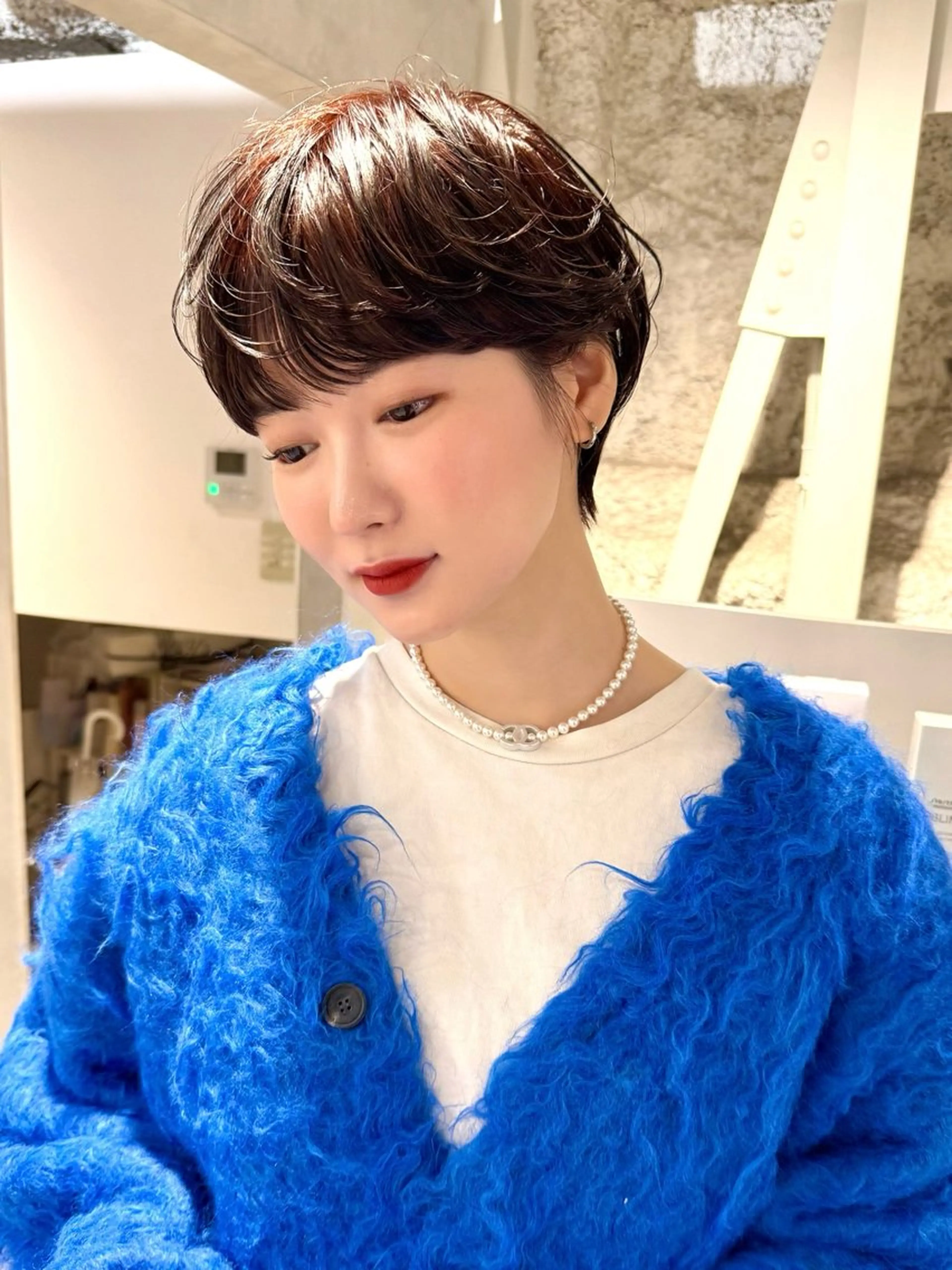 ショート カット ヘアカラー 骨格診断で絶対可愛い ✨丸みショート✨凌弥のヘアスタイル