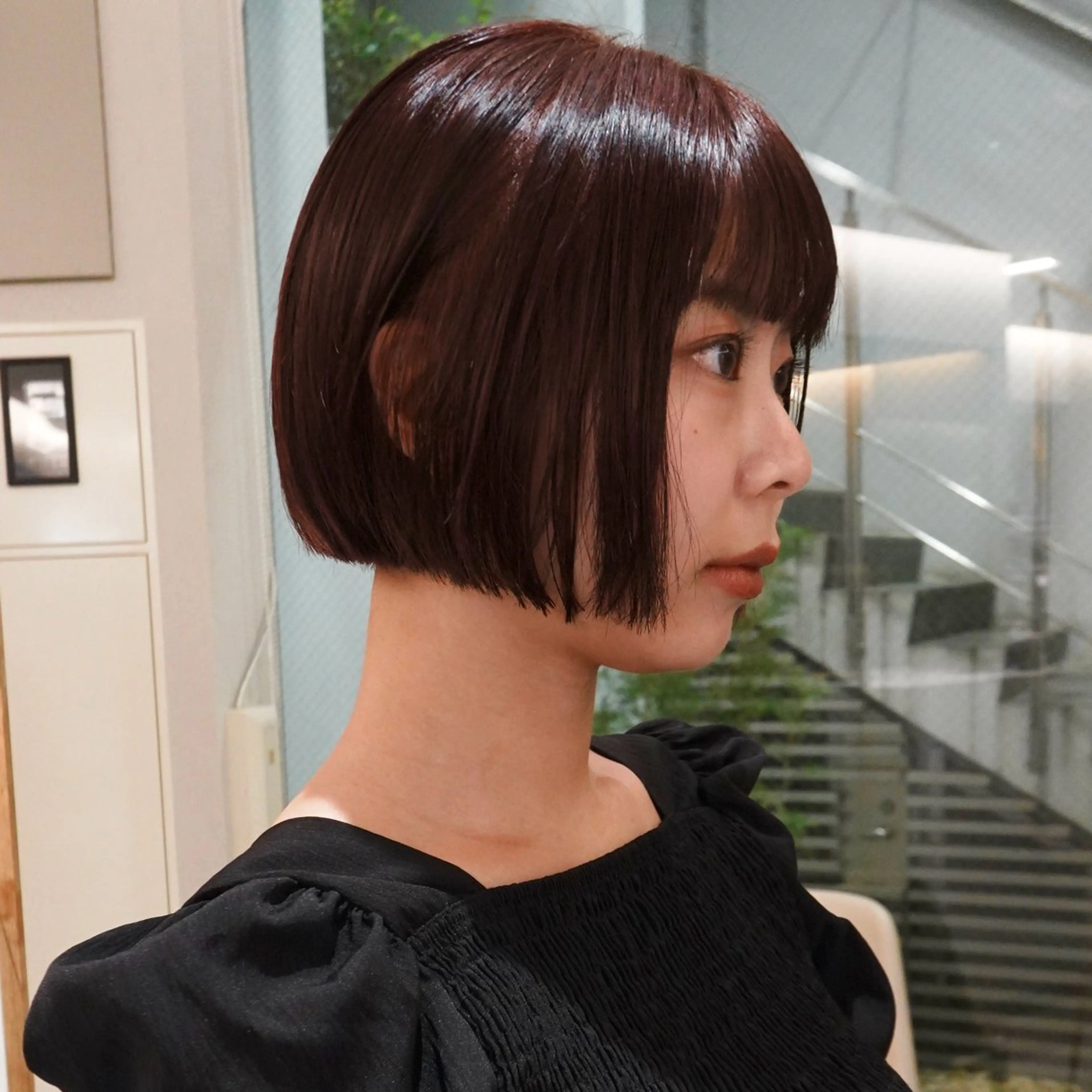 ショート カラー ヘアカラー トリートメント レイヤーカット🪄 ヘアセット🪄シホのヘアスタイル