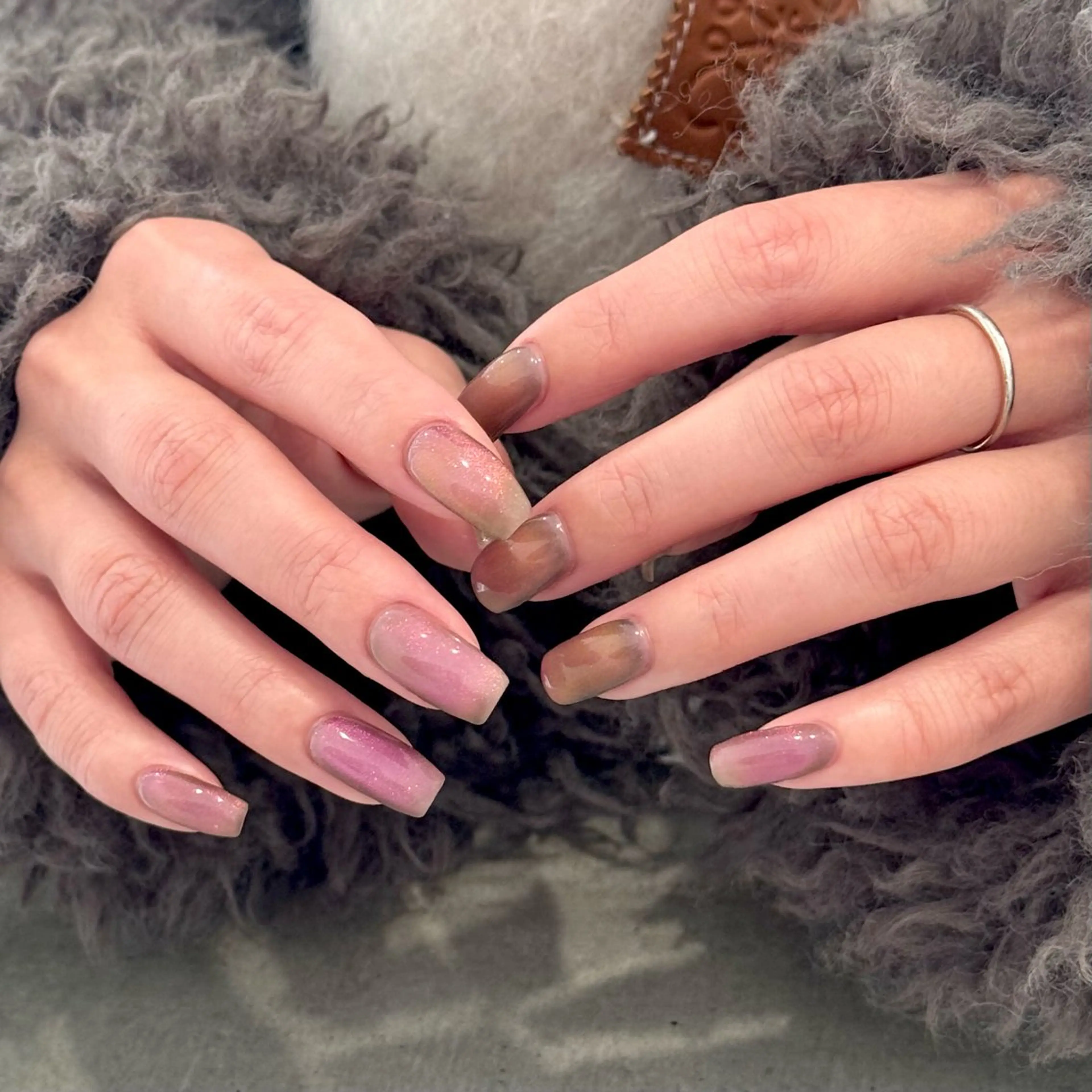 ネイル マグネットネイル Lunoa⟡.· NOZOMIのネイルデザイン