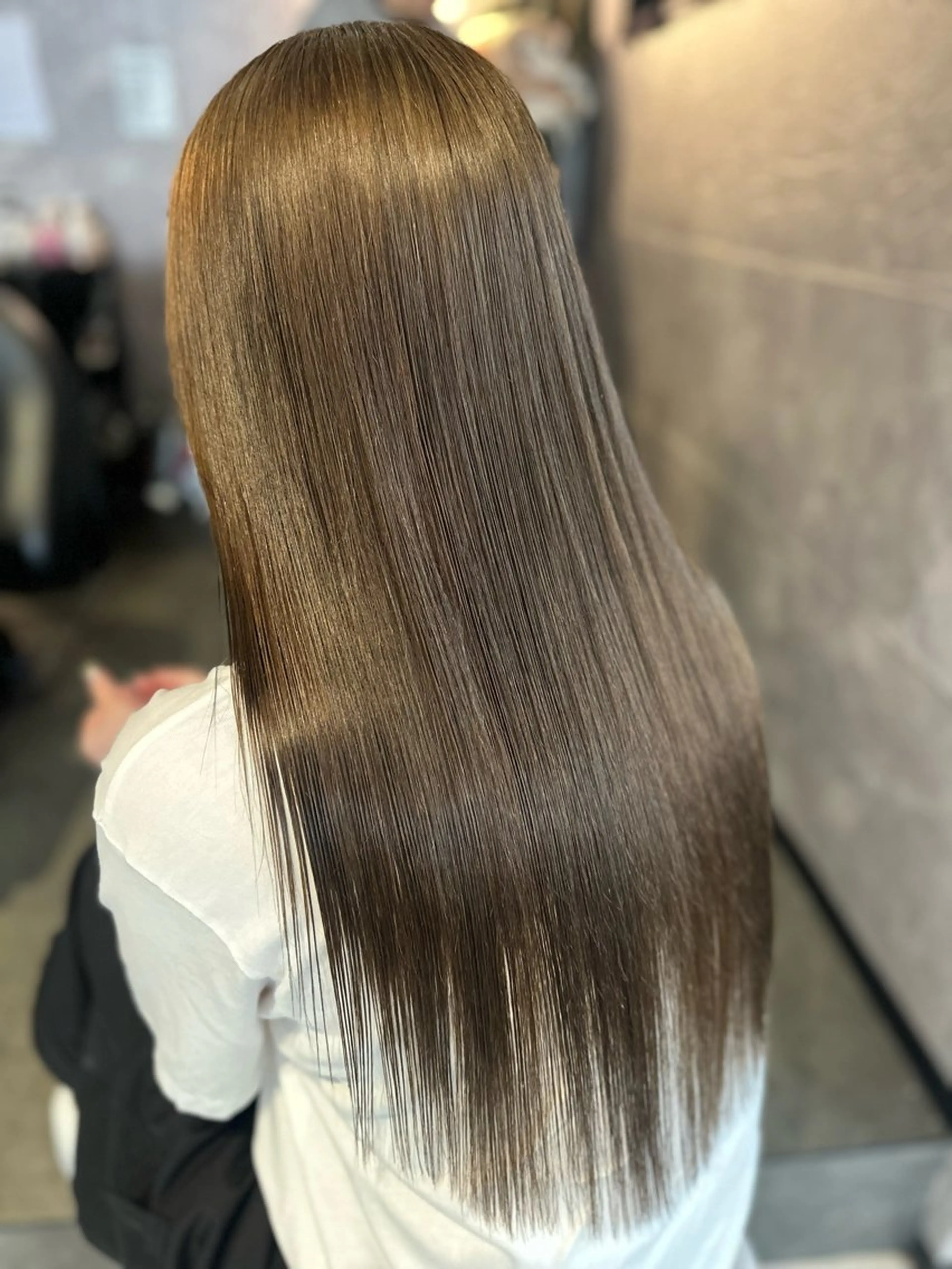 ロング カラー ベージュカラー ダブルカラー オリーブベージュ Hina🐣 elubylovisのヘアスタイル