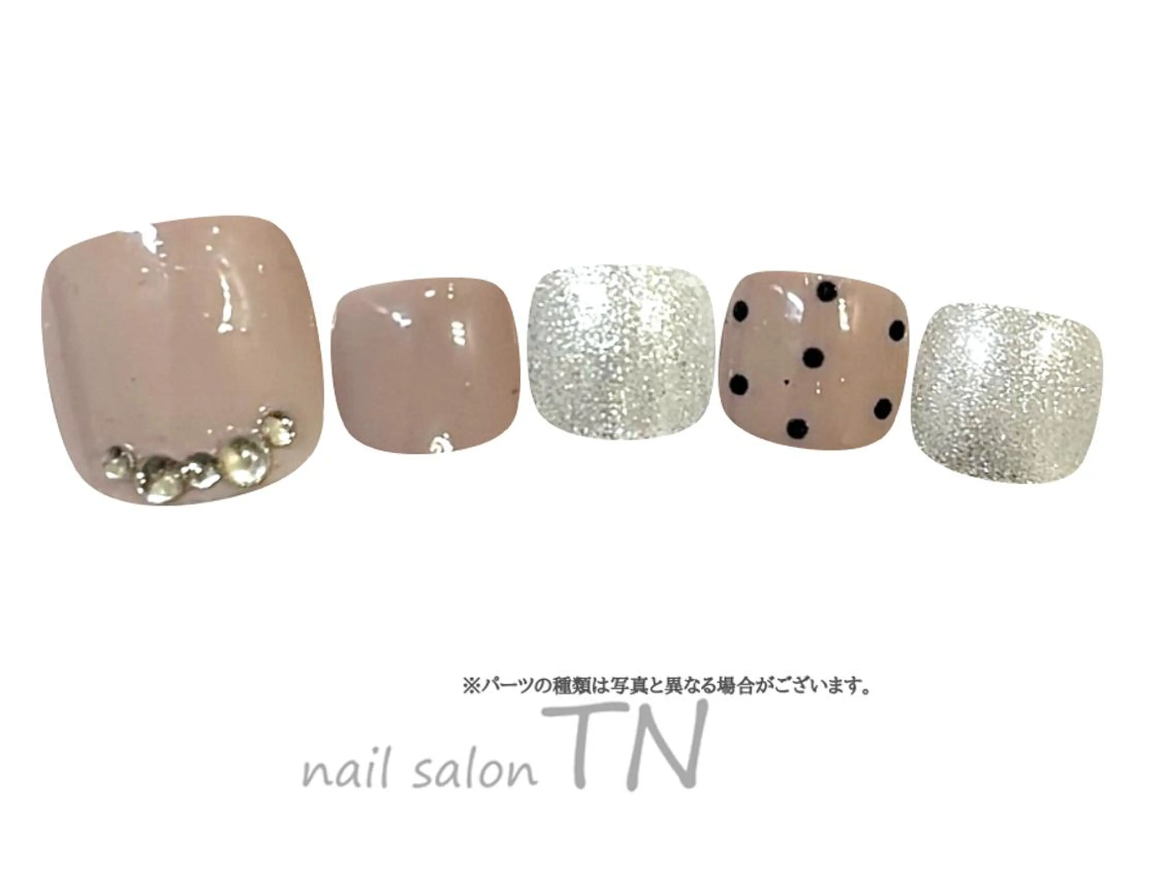 ネイル フットネイル 中島 実穂のネイルデザイン