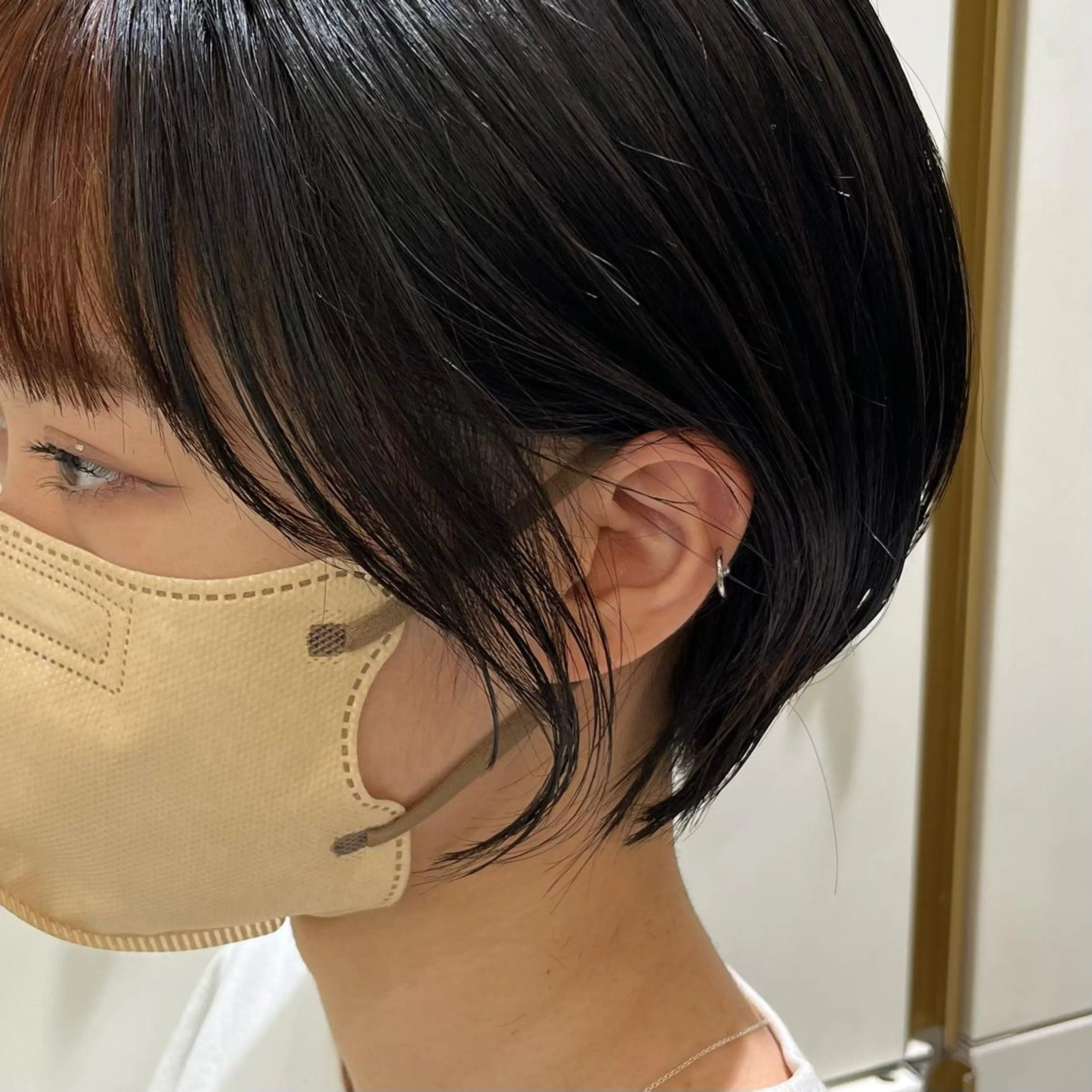 ショート 顔周りカット カット バレイヤージュ/ヘア アレンジ/shionのヘアスタイル