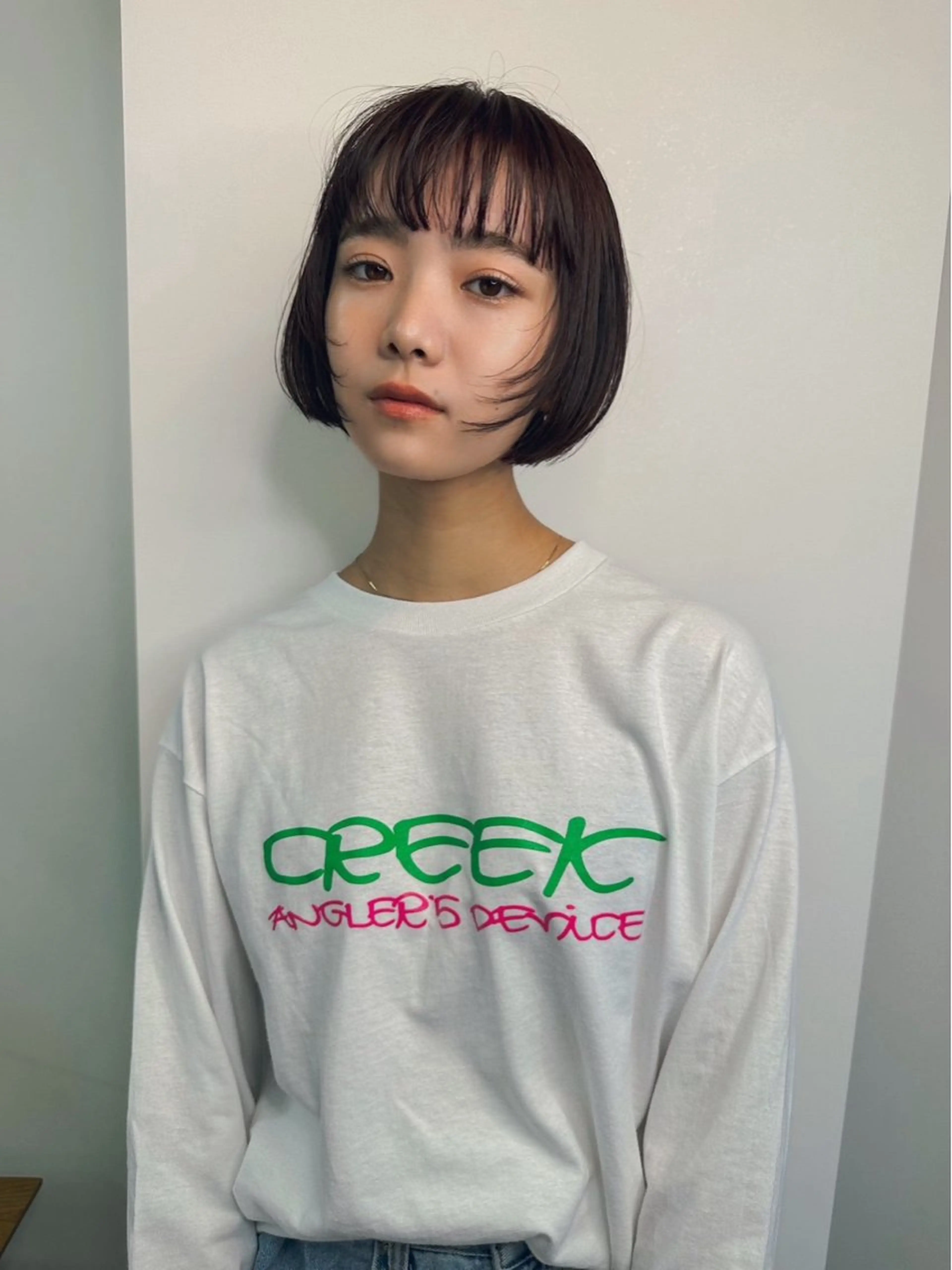 ショート カラー 顔まわりレイヤー レイヤーカット カット メンズカット メンズパーマのヘアスタイル