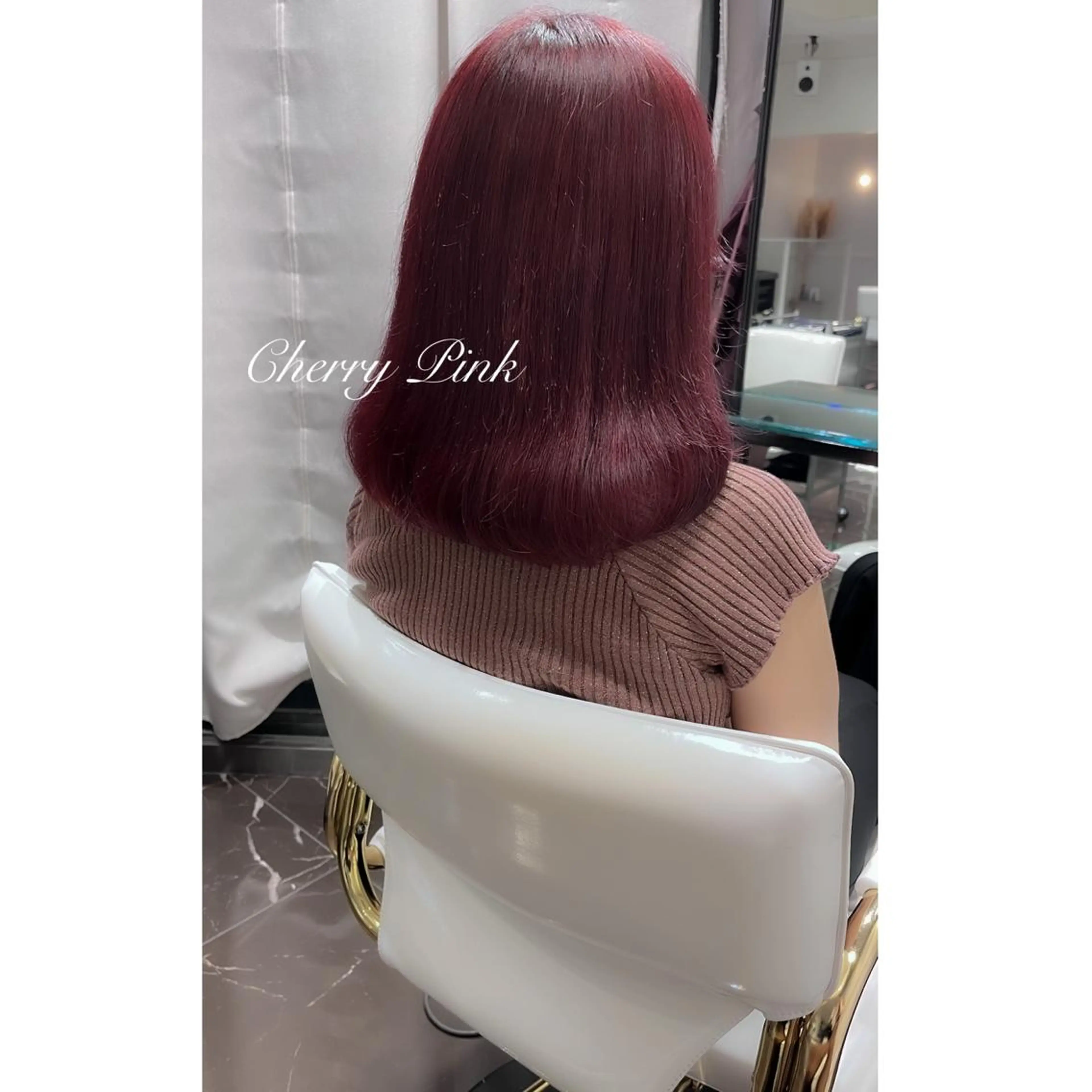 セミロング カラー ブリーチ ヘアカラー miyu /トレンド カラー×艶髪のヘアスタイル