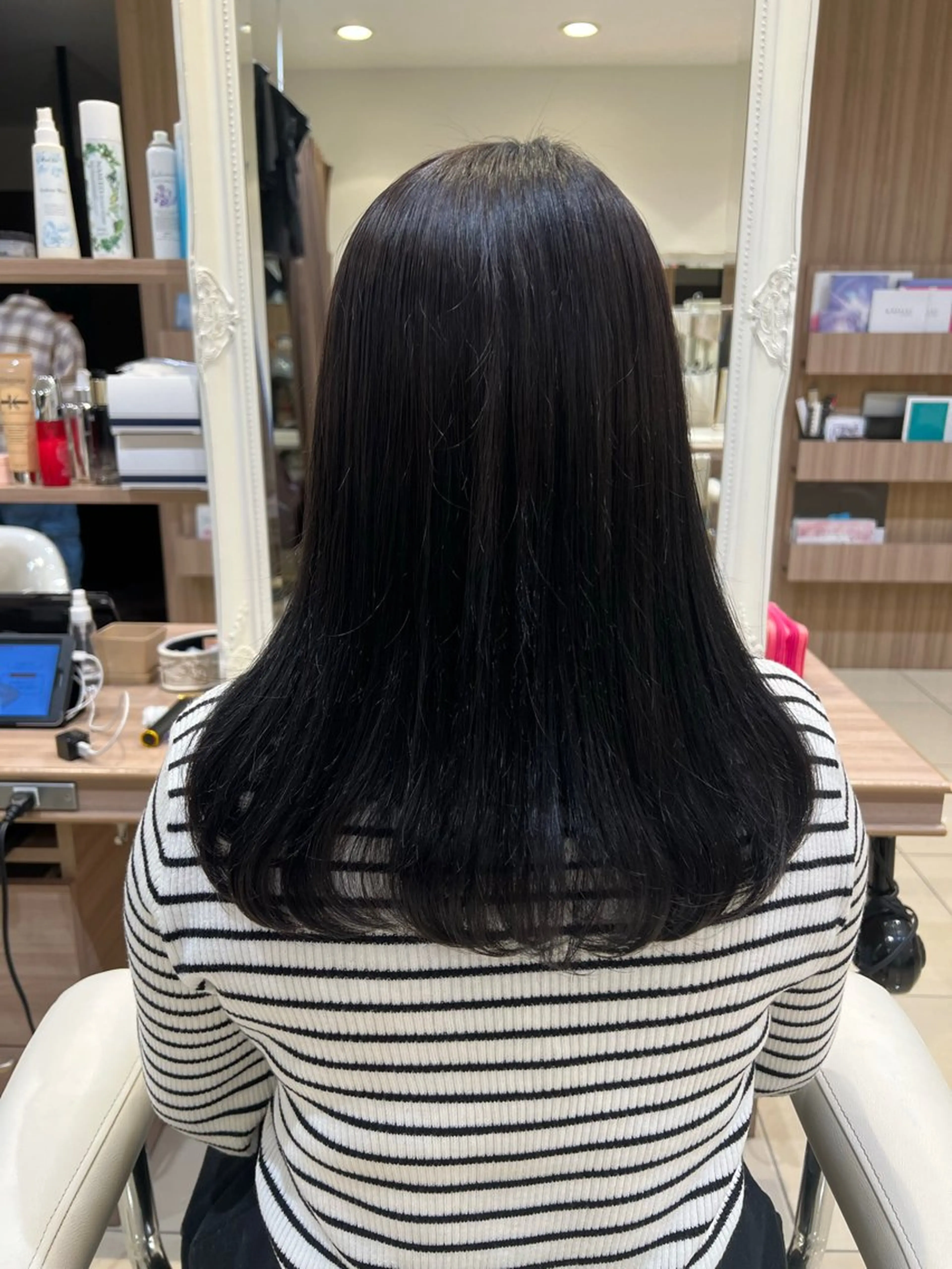 セミロング 横浜/韓国/レイヤー カット/ユイナ🎀のヘアスタイル