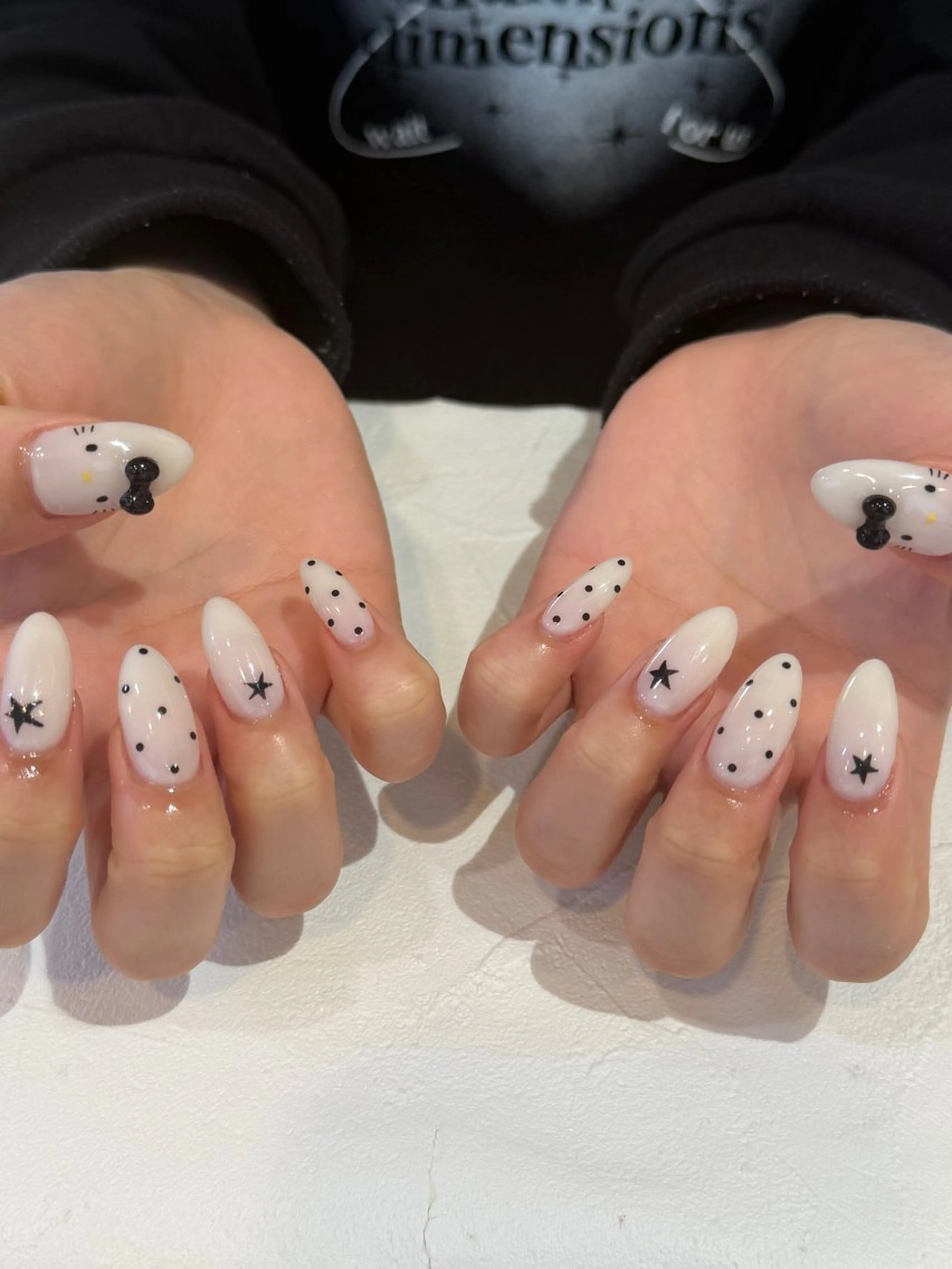 ネイル 持ち込み 豊島 波奈のネイルデザイン