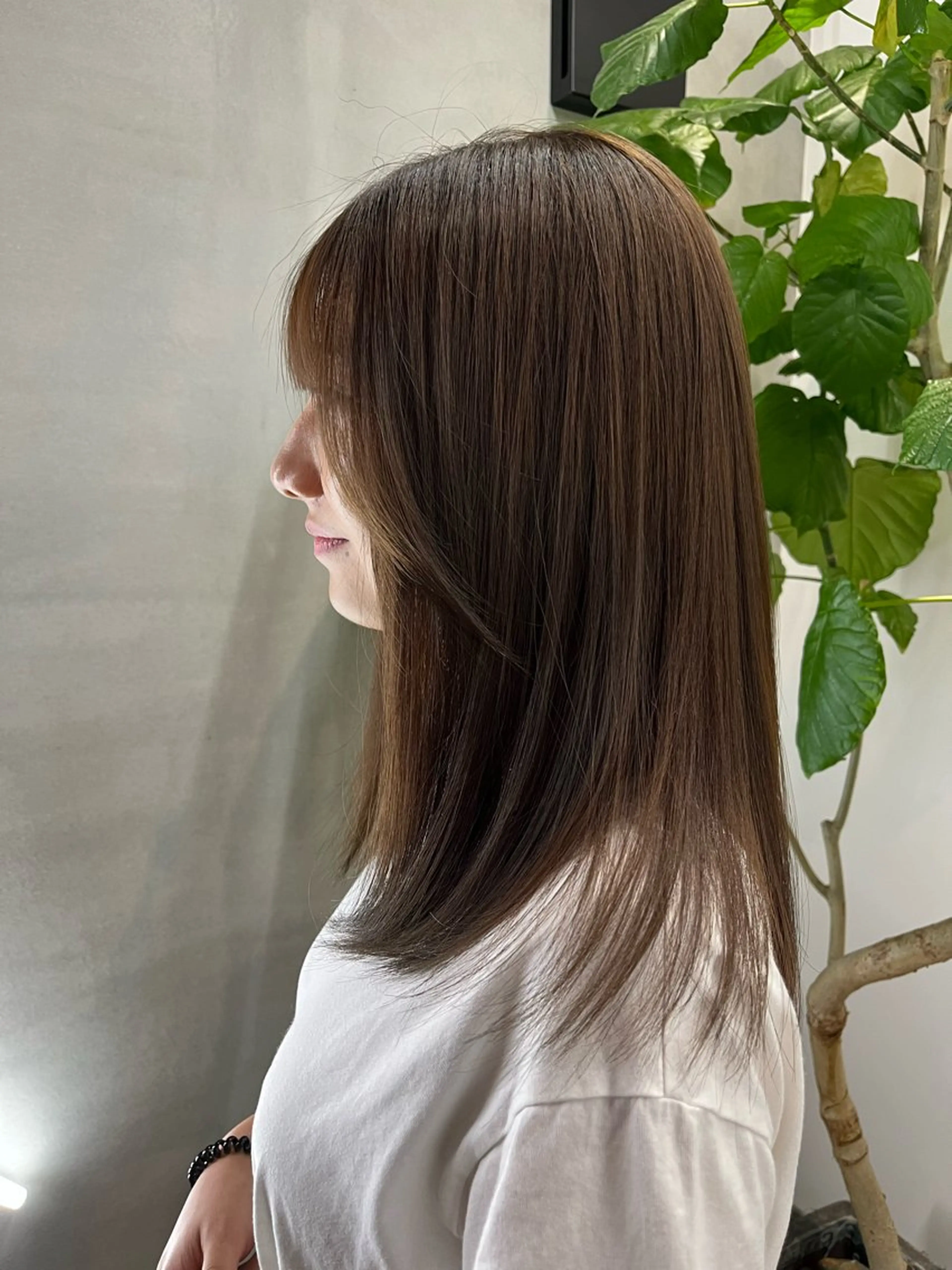 セミロング カラー 坂本 天馬のヘアスタイル