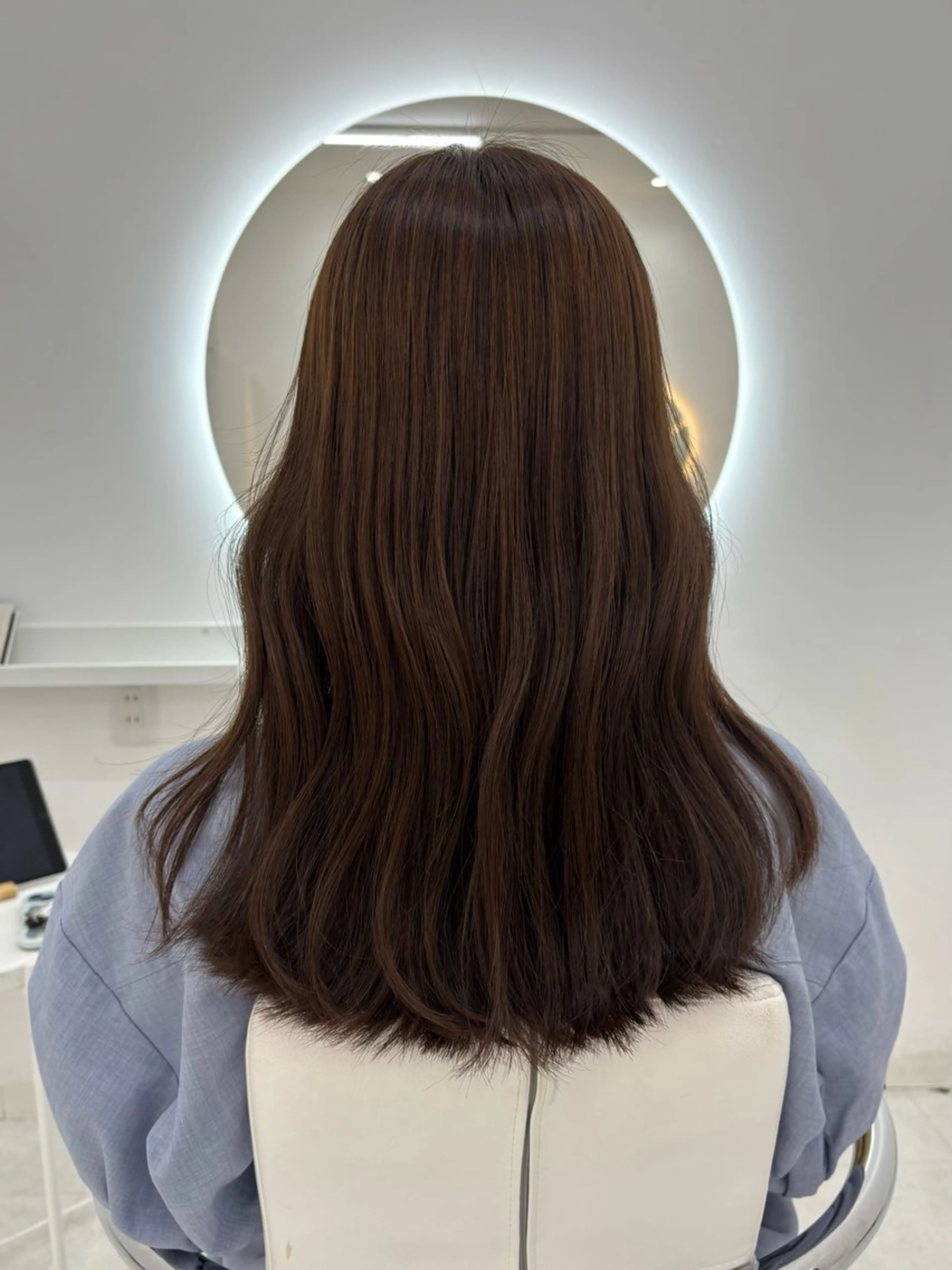 セミロング カット トリートメント 【aini天王寺】 𝐚𝐢𝐫𝐢✂︎のヘアスタイル