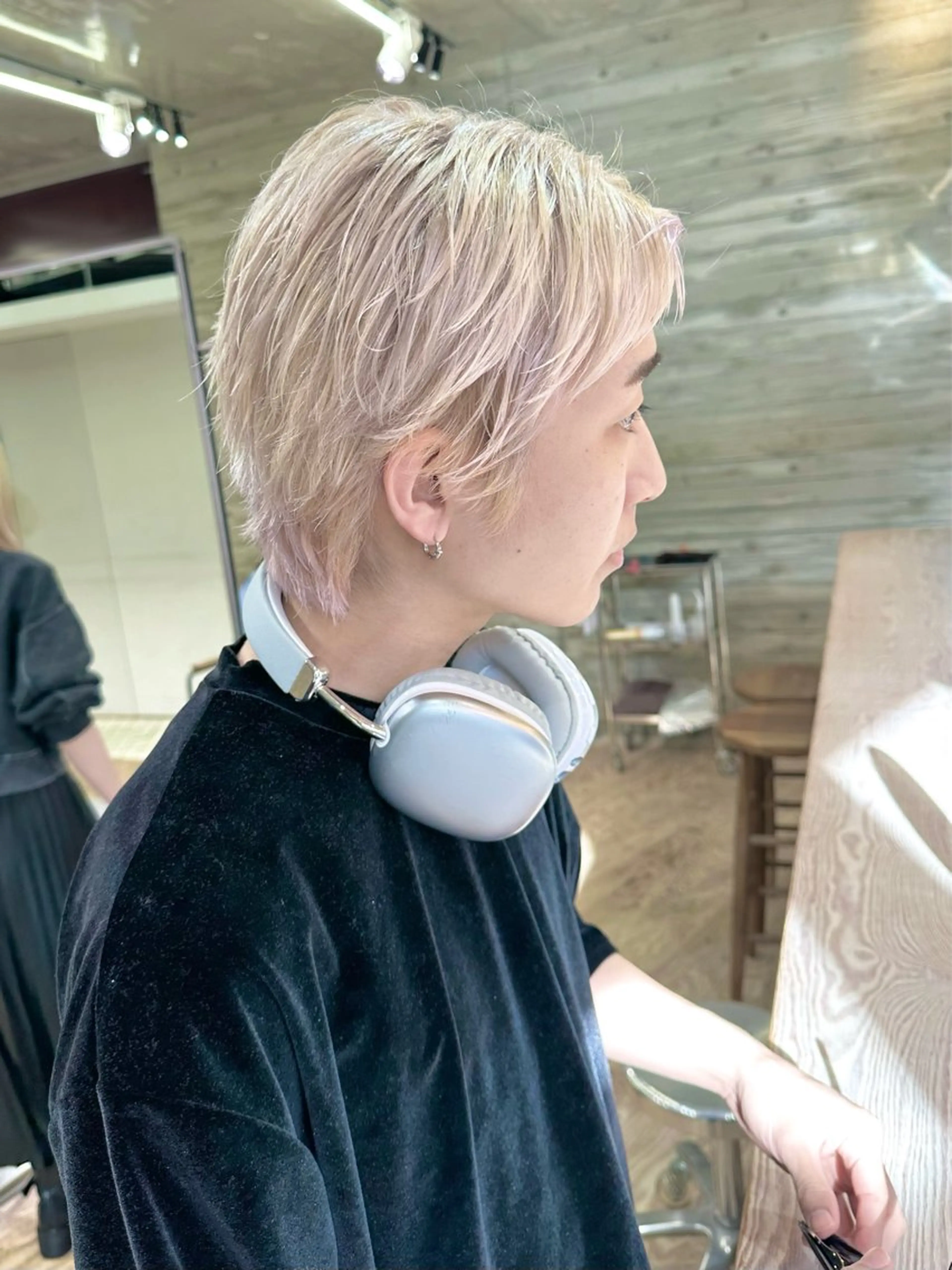 ショート カラー メンズ ヘアカラー トリートメント kai .のヘアスタイル