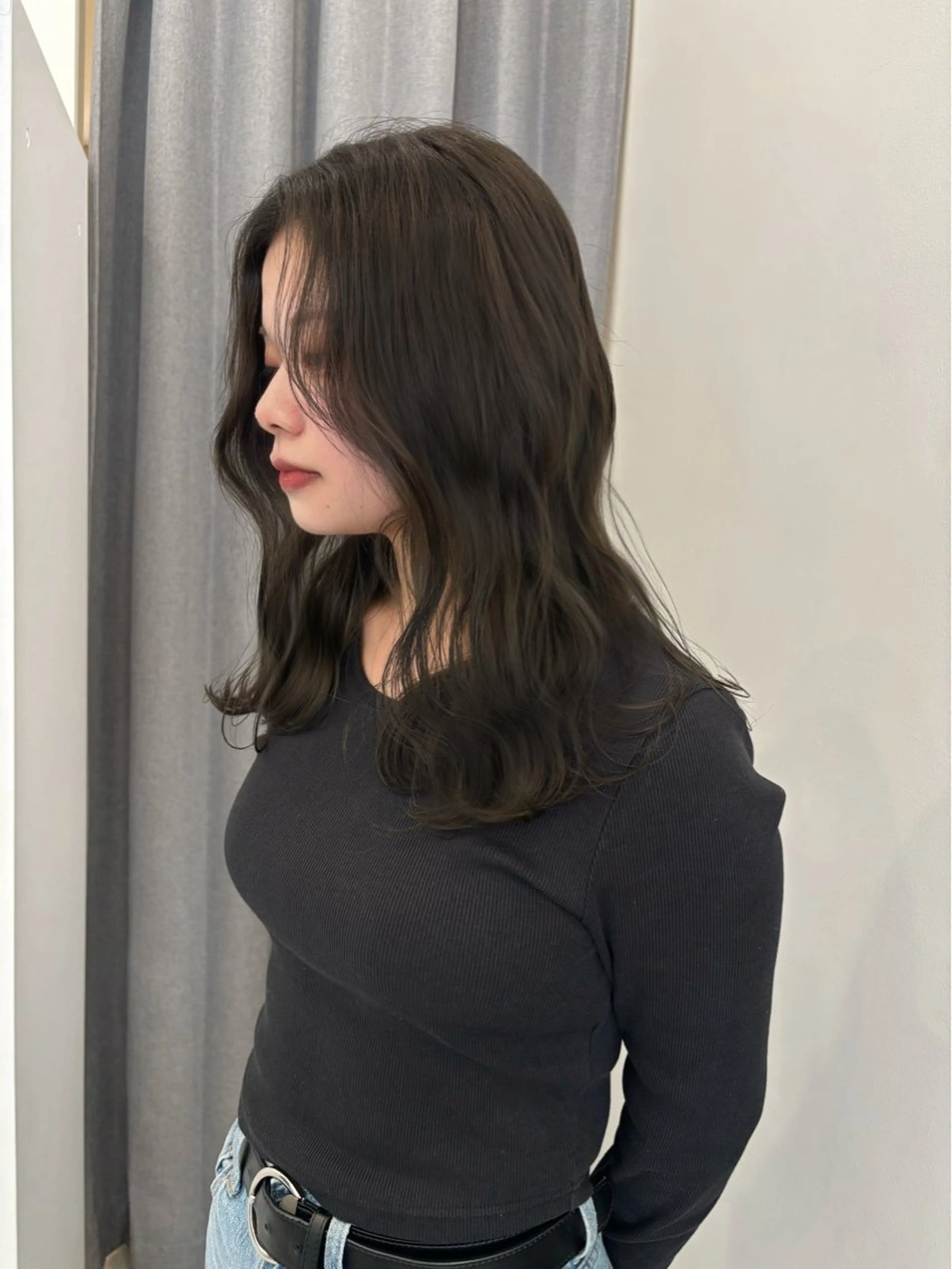 ミディアム ヘアカラー レイヤーカット🎀 kanaのヘアスタイル