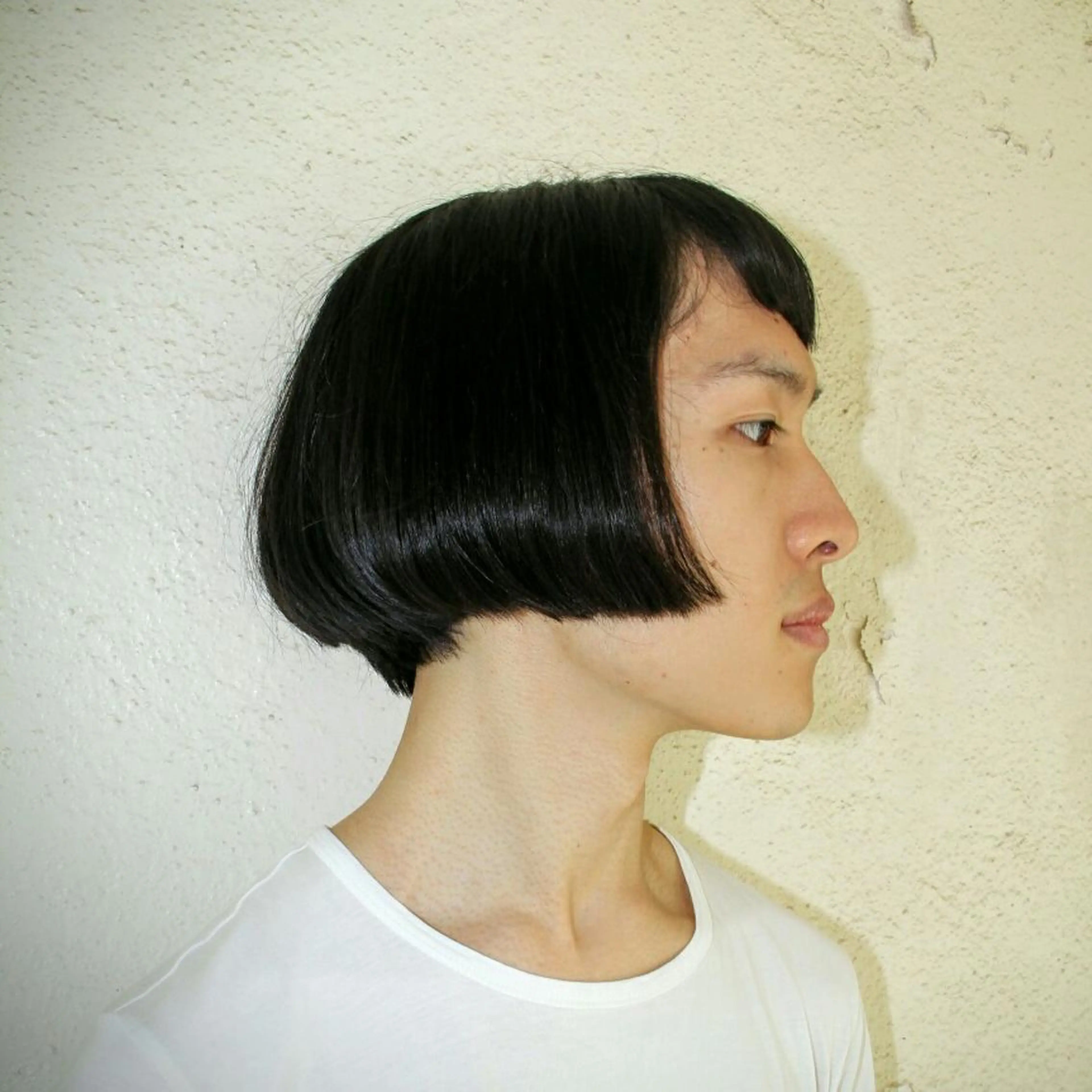 メンズ ショート ボブ はらだ はるなのヘアスタイル