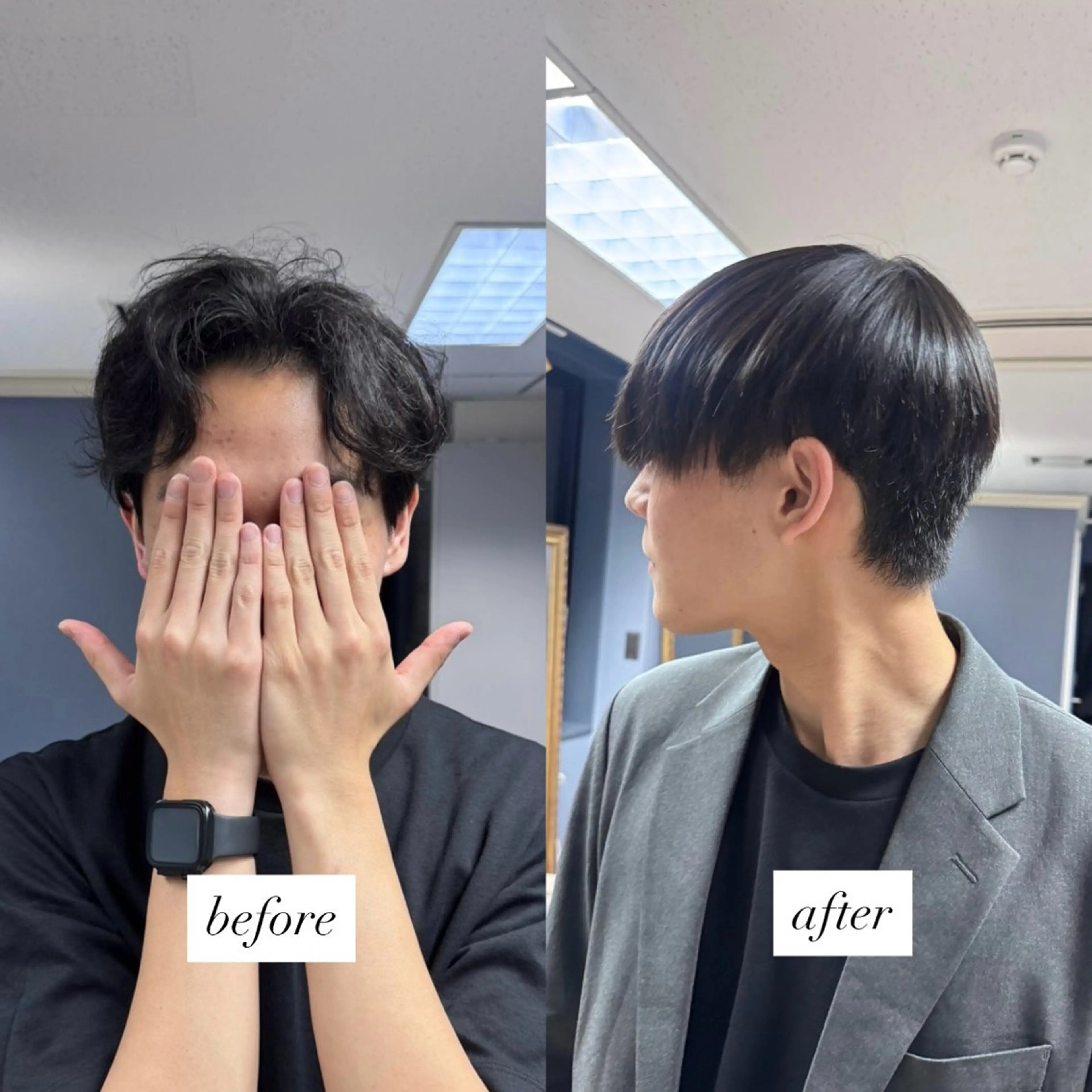 【曲がる縮毛矯正】💫メンズ限定💫自然な丸みと束感の“今っぽストレート”でナチュラルな仕上がり🌱の写真