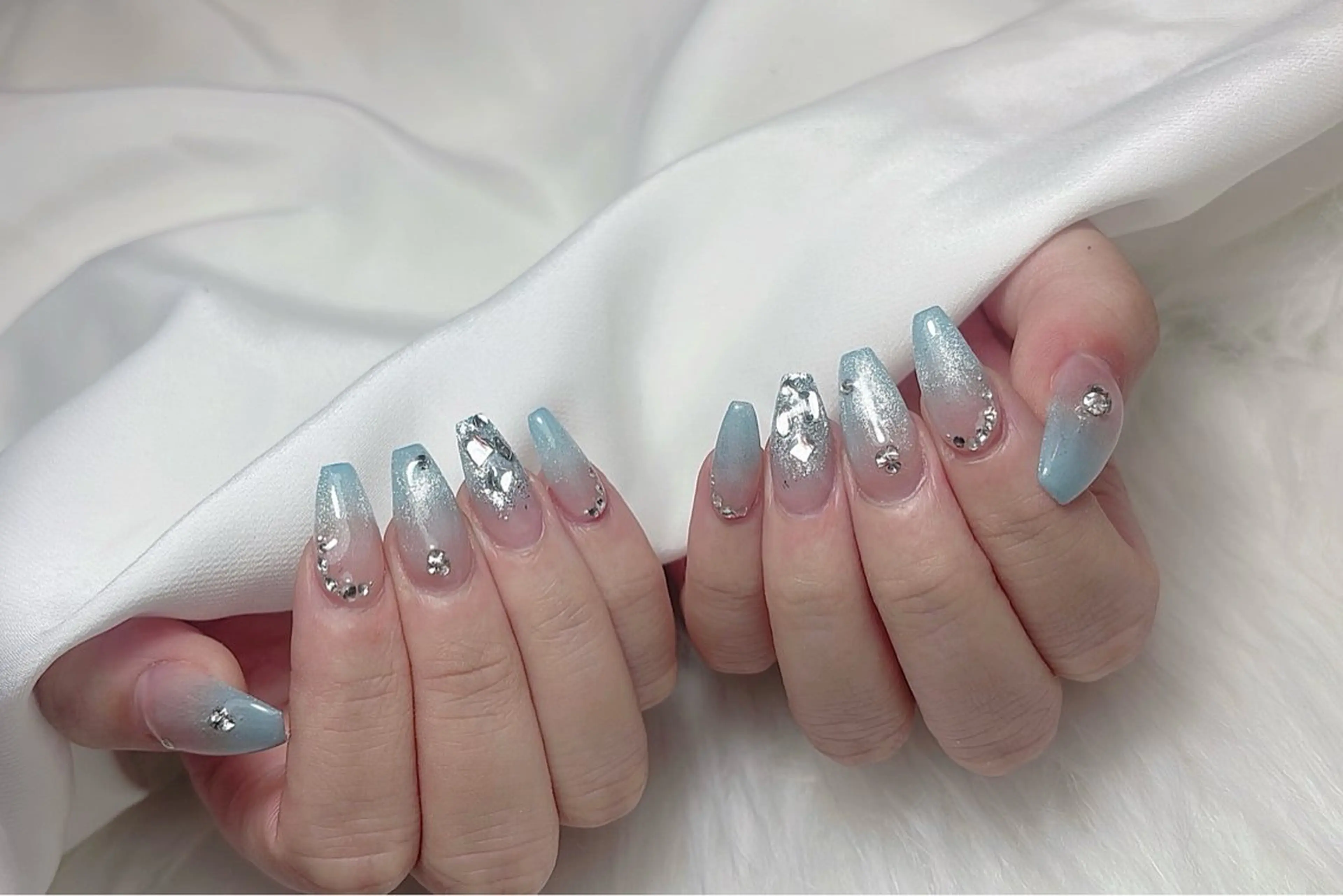 ネイル アートネイル 長さ出し ネイルチップ Nhit Nailsのネイルデザイン