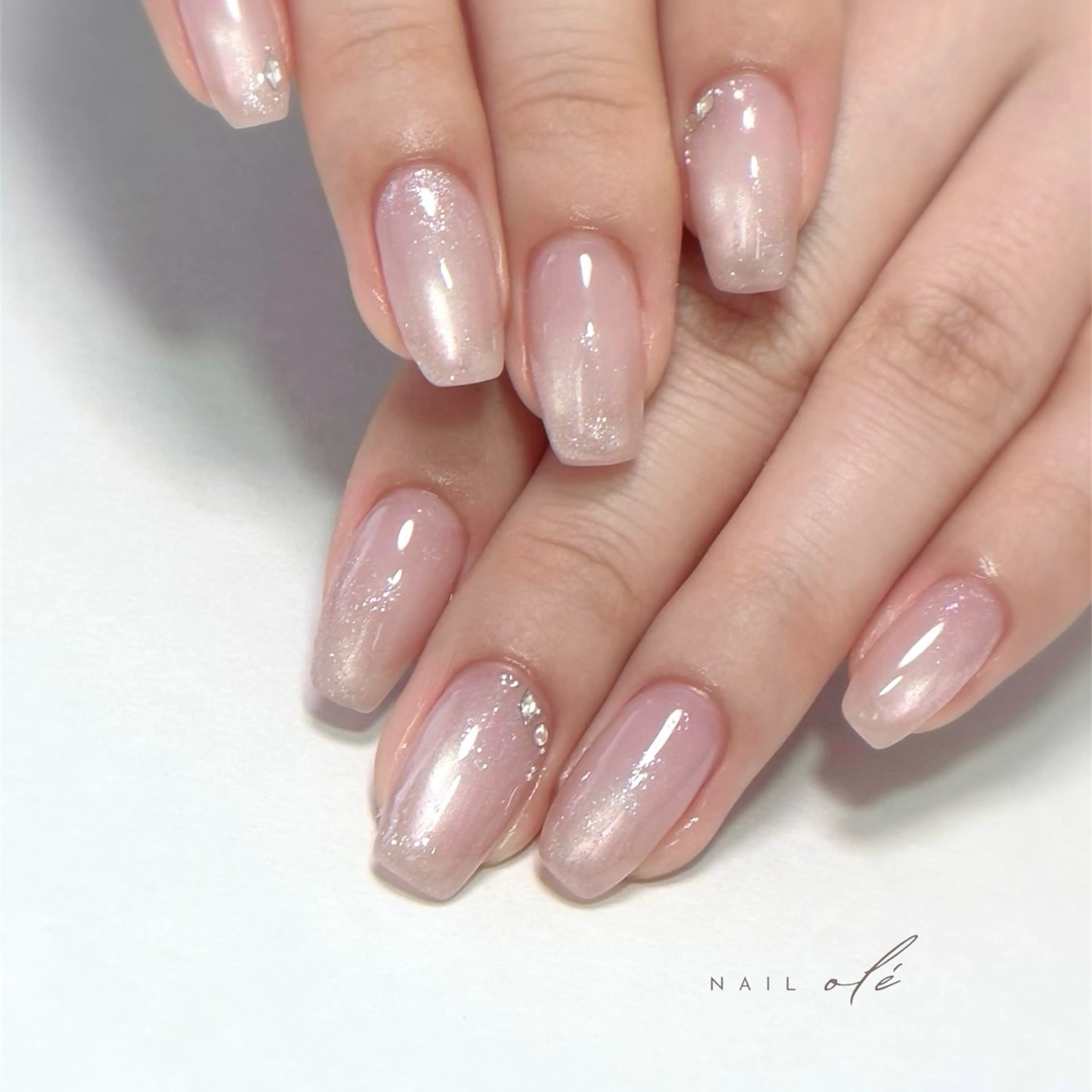 ネイル マグネットネイル オフィスネイル シンプルネイル ハンドネイル NAIL oleのネイルデザイン