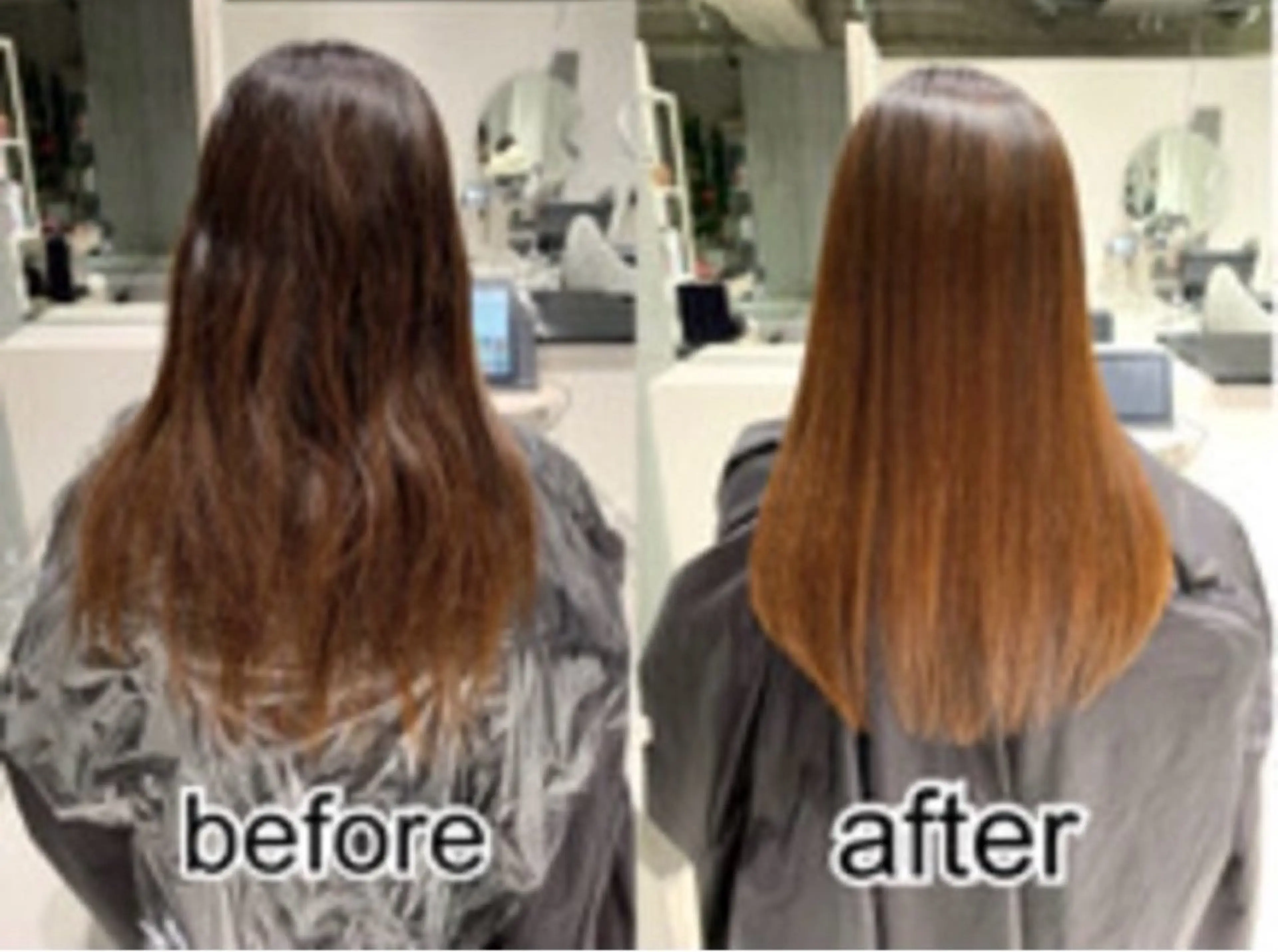 ロング カット 縮毛矯正 トリートメント 髪質改善/艶髪 土屋恵梨花のヘアスタイル