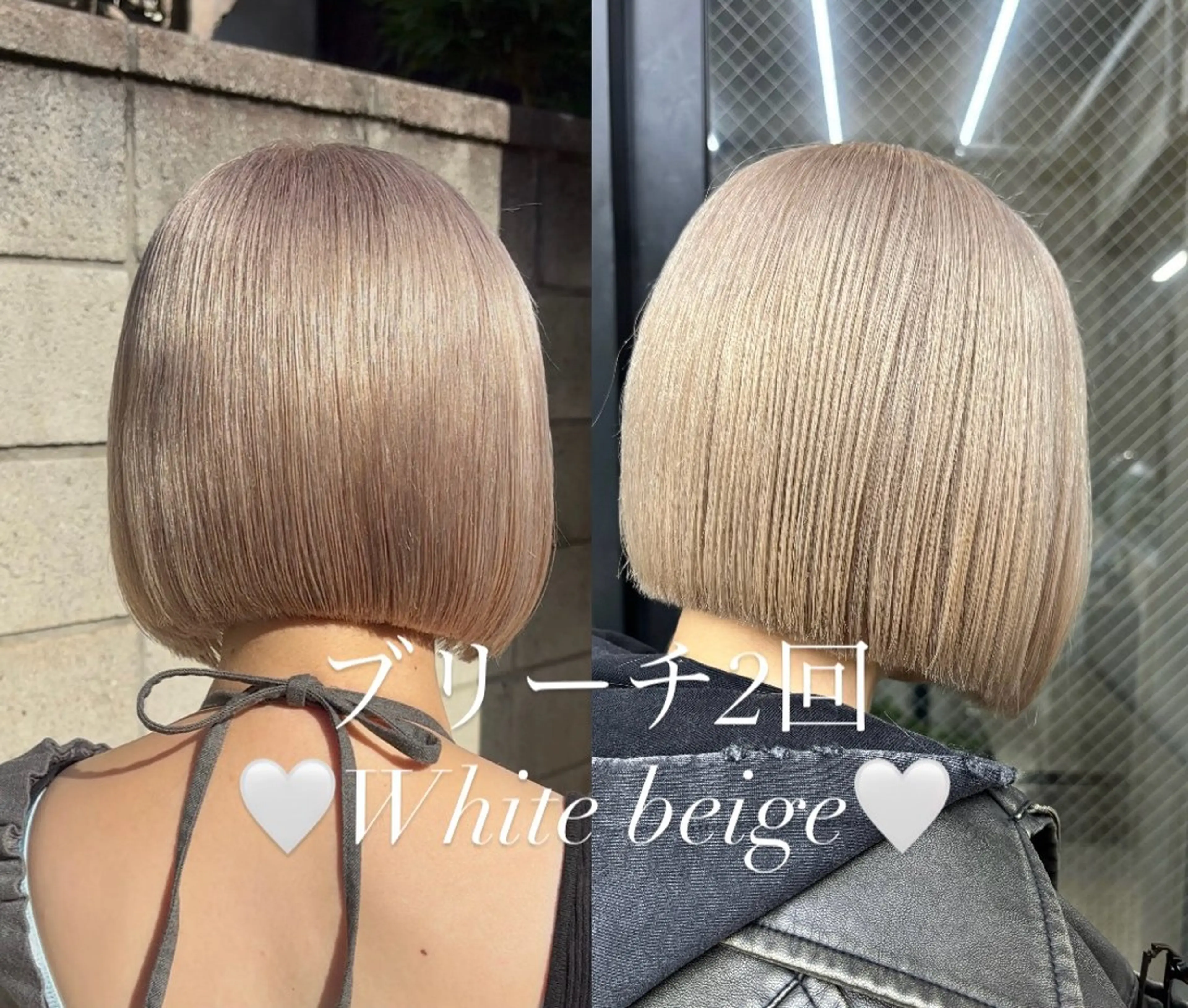 ショート カラー ベージュカラー ブリーチ ケアブリーチ ケアカラー デザインカラー ハイトーンカラー/ デザインカラー/瑛樹のヘアスタイル