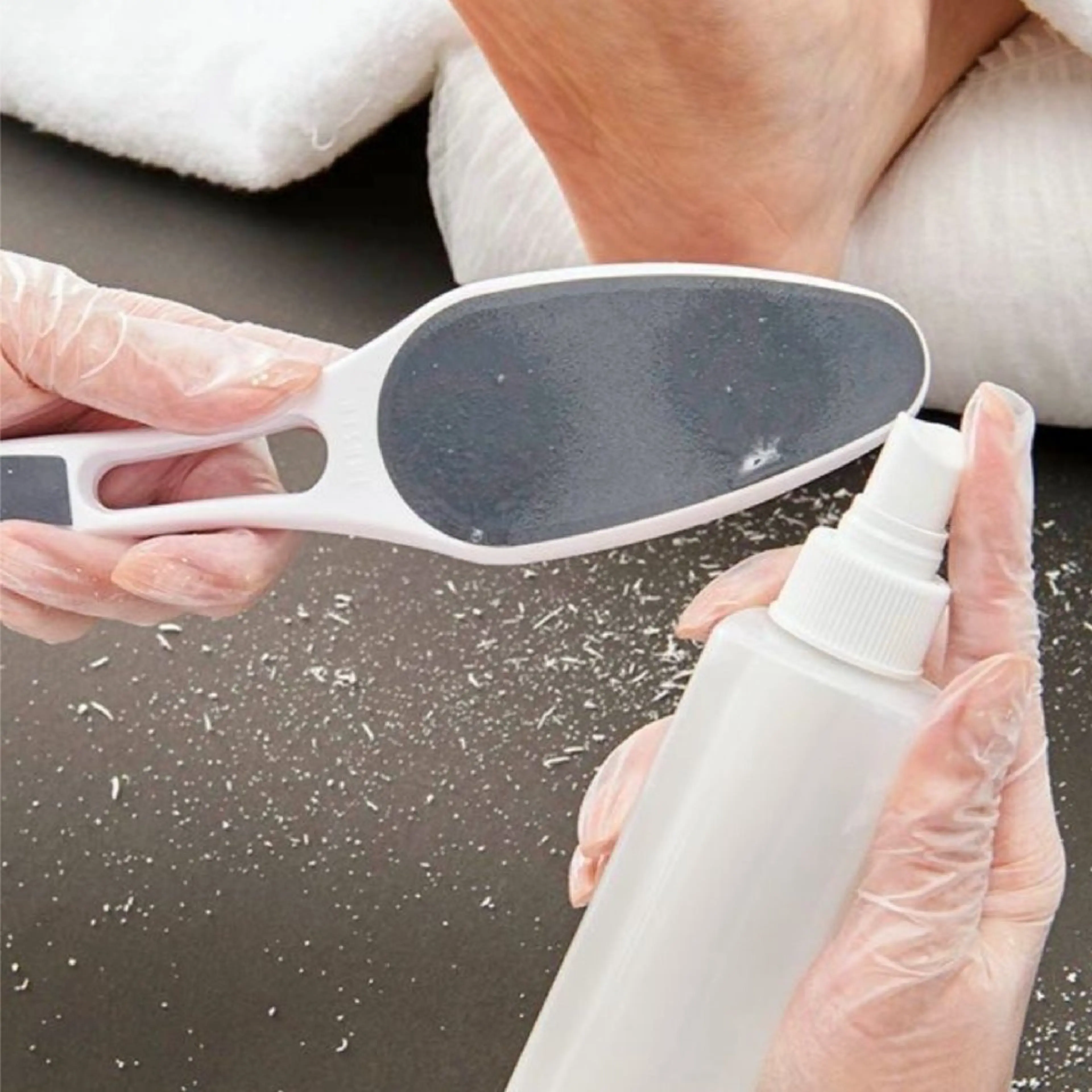 もちもち『足裏角質ケア×足裏マッサージ』足裏の老廃物流します🌱の写真