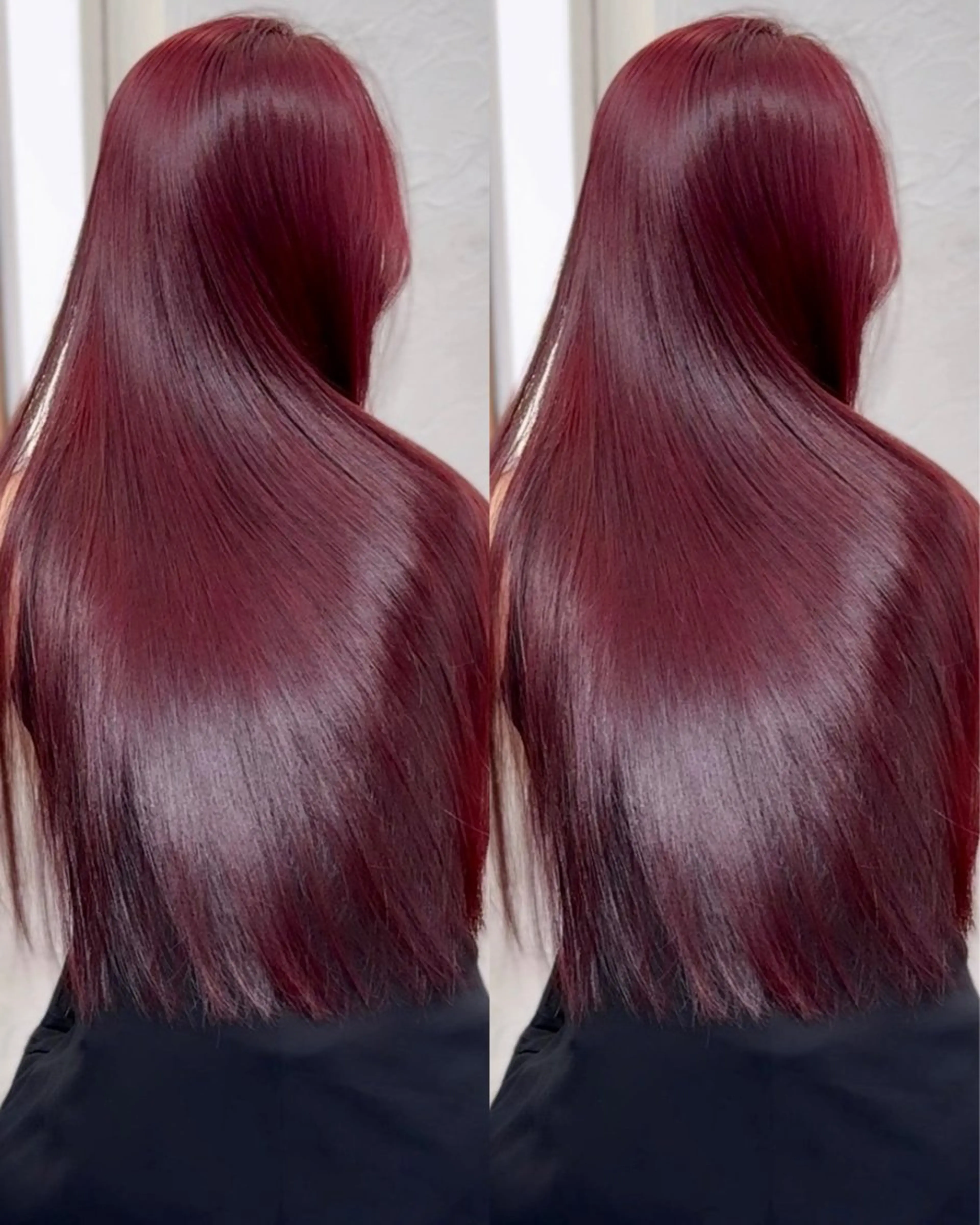 ロング ヘアカラー トリートメント 🍒暖色🍒ブリーチ なしカラー/たくみ。のヘアスタイル